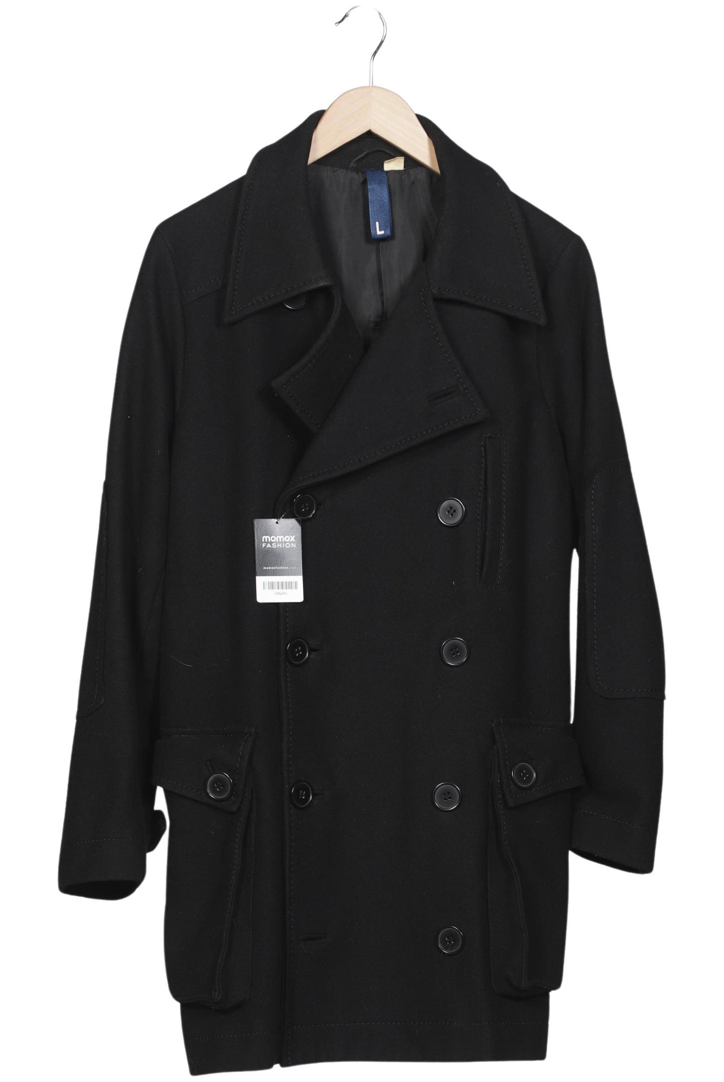 

H&M Herren Mantel, schwarz, Gr. 52