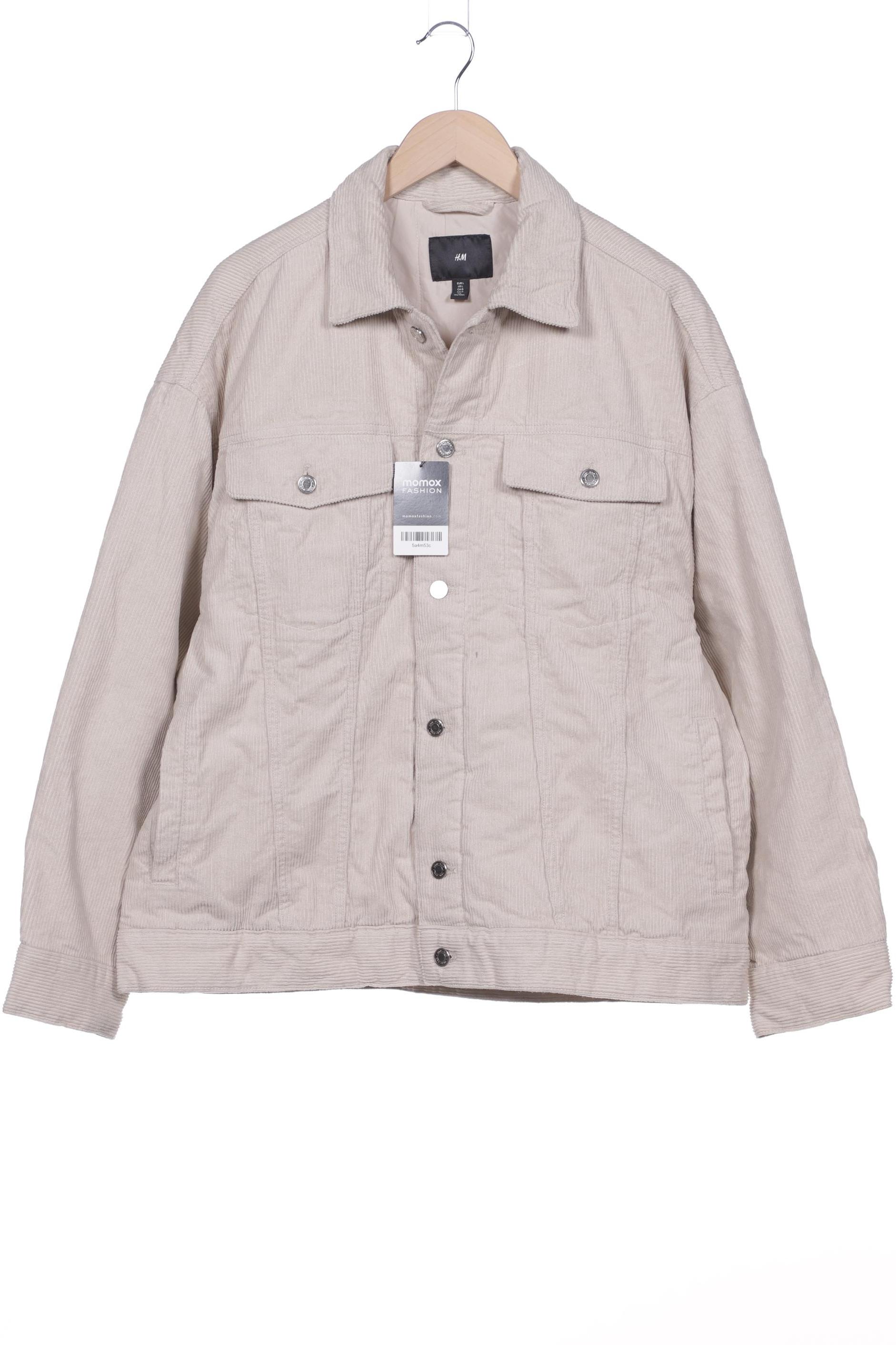 

H&M Herren Jacke, beige, Gr. 52