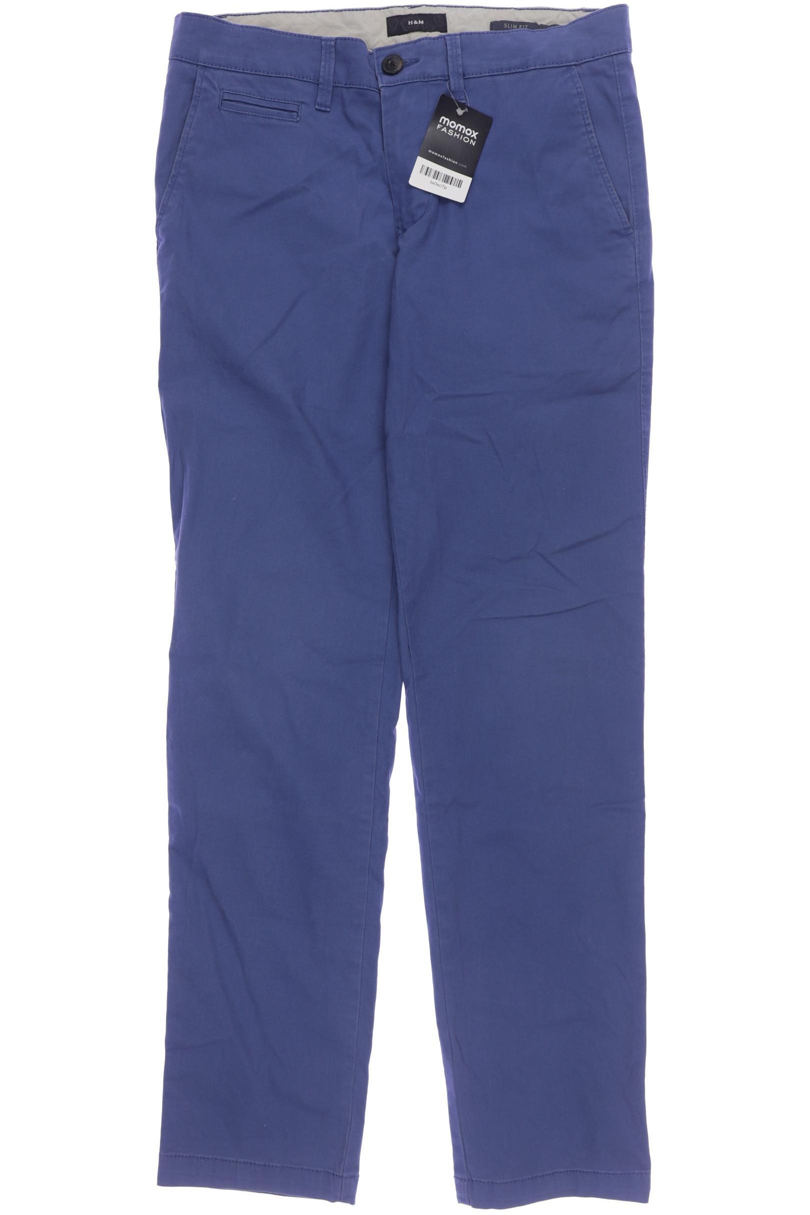 

H&M Herren Stoffhose, blau, Gr. 31