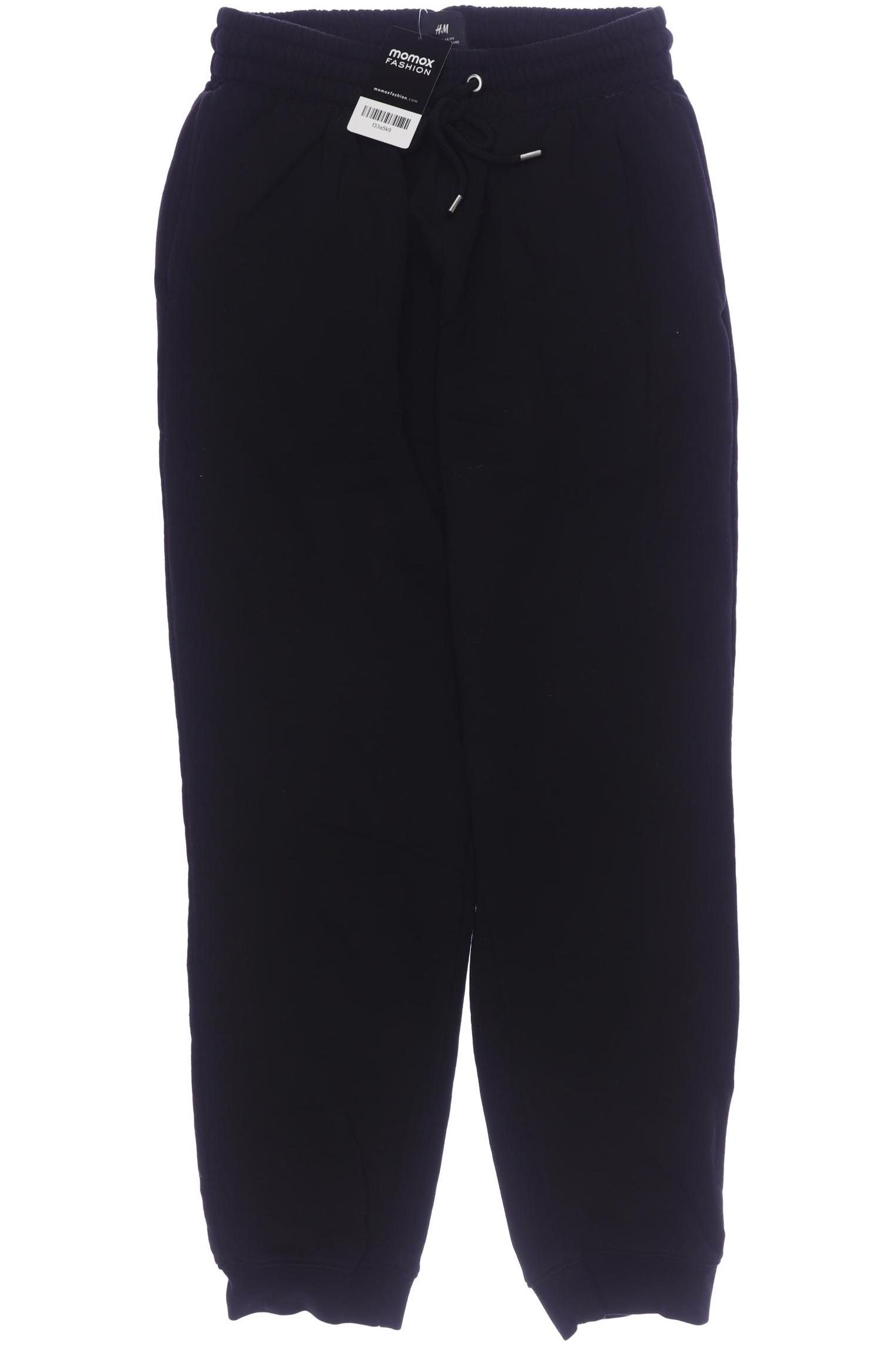 

H&M Herren Stoffhose, schwarz, Gr. 0