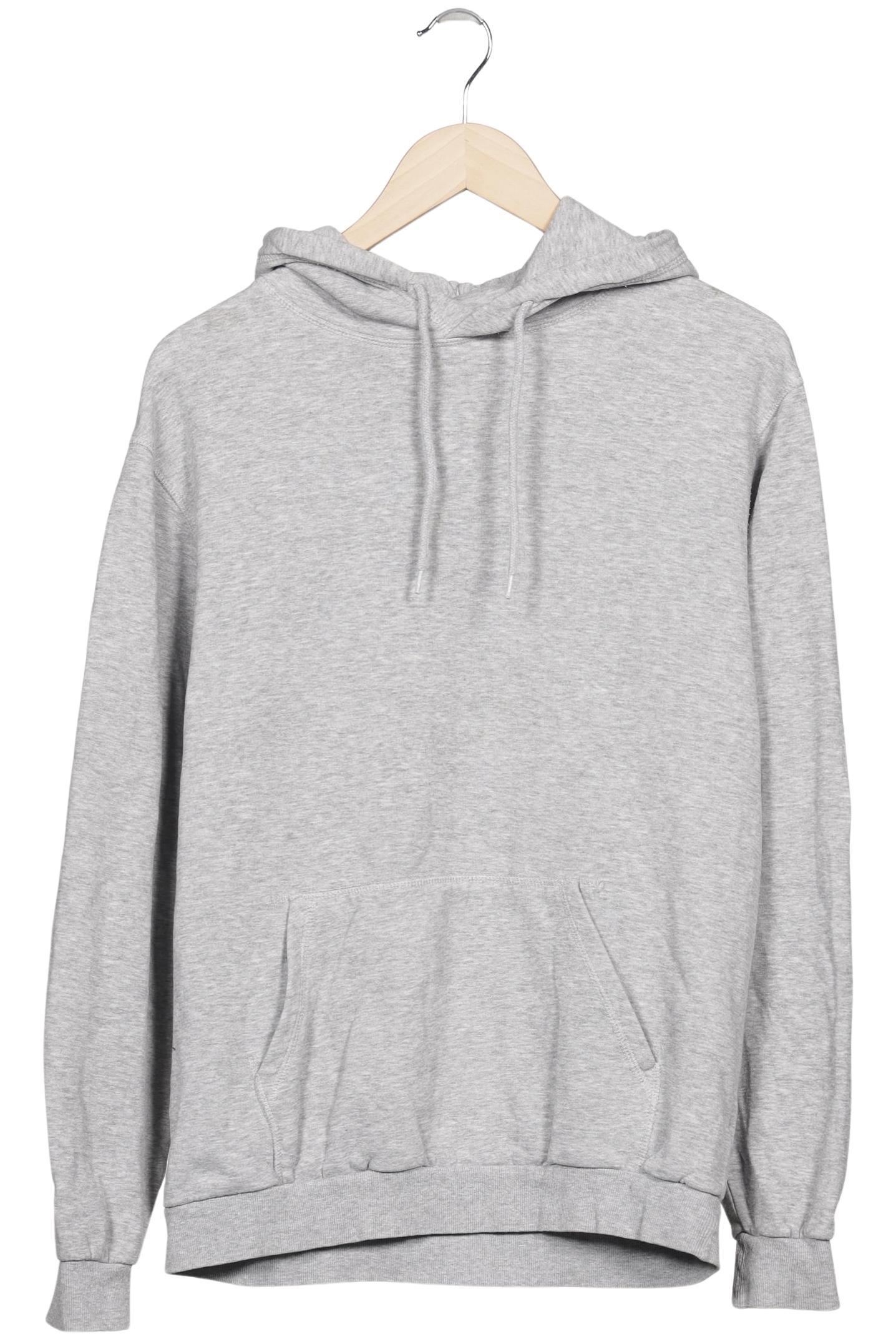 

H&M Herren Kapuzenpullover, grau, Gr. 48