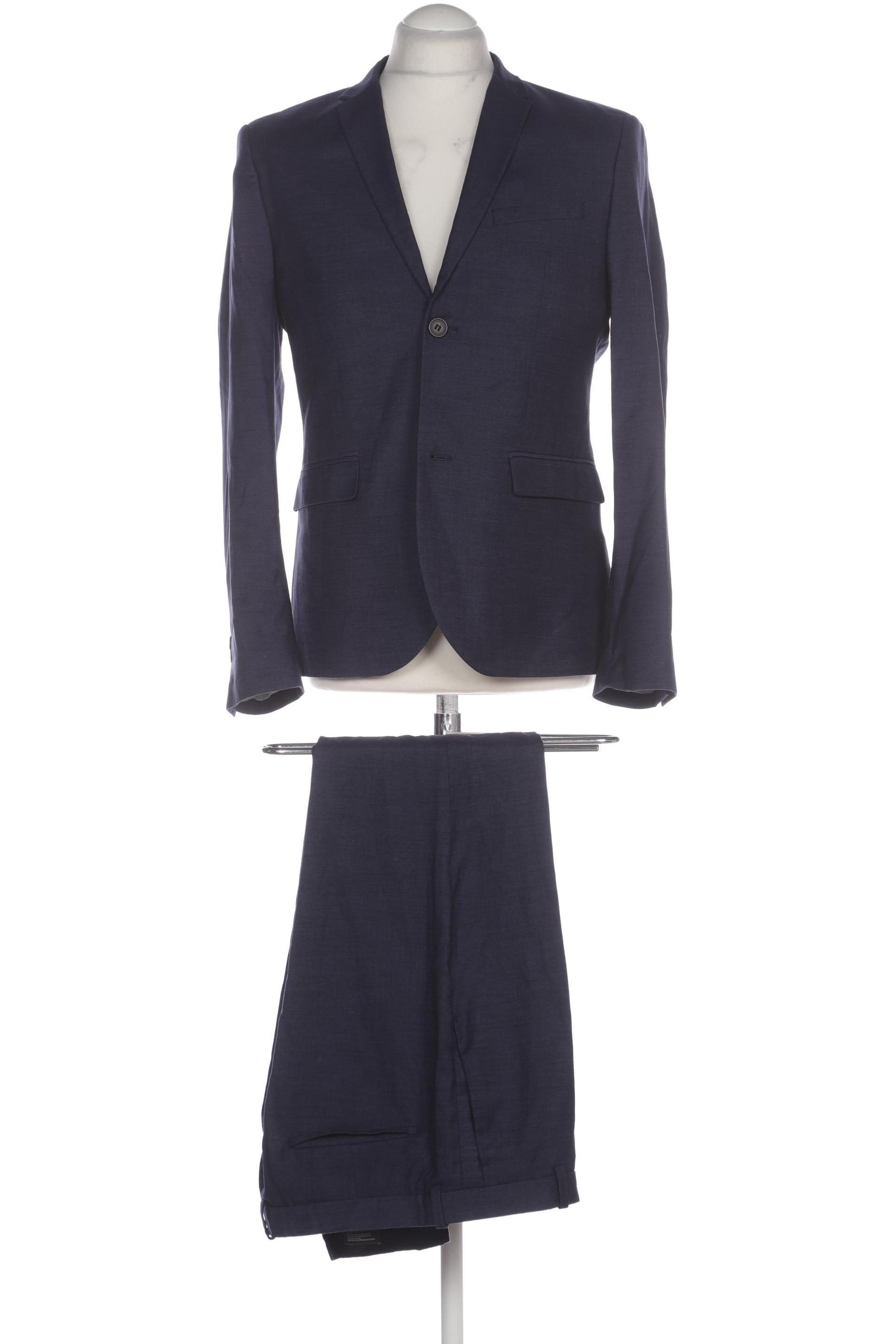 

H&M Herren Anzug, marineblau, Gr. 48
