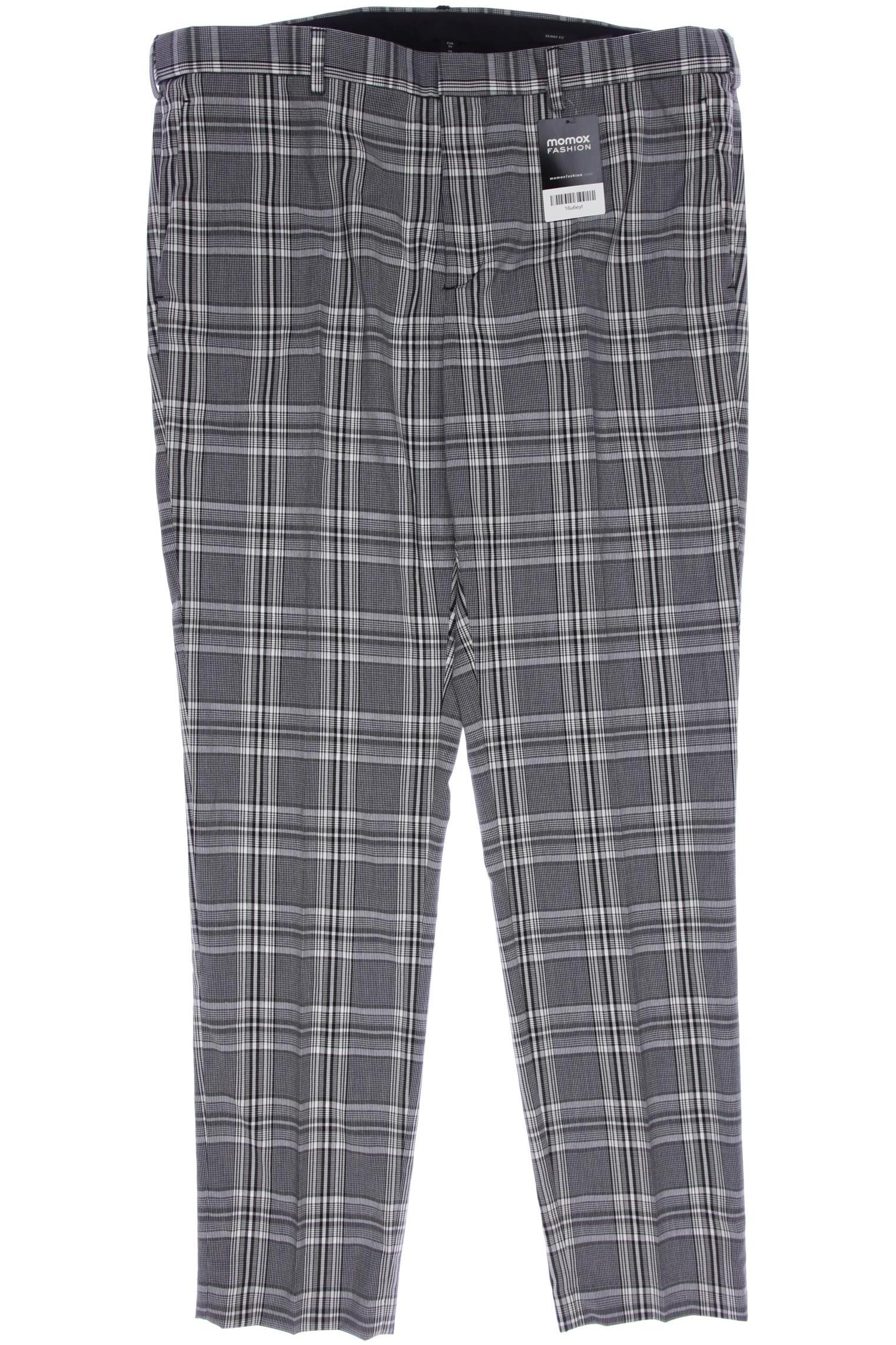 

H&M Herren Stoffhose, grau, Gr. 56