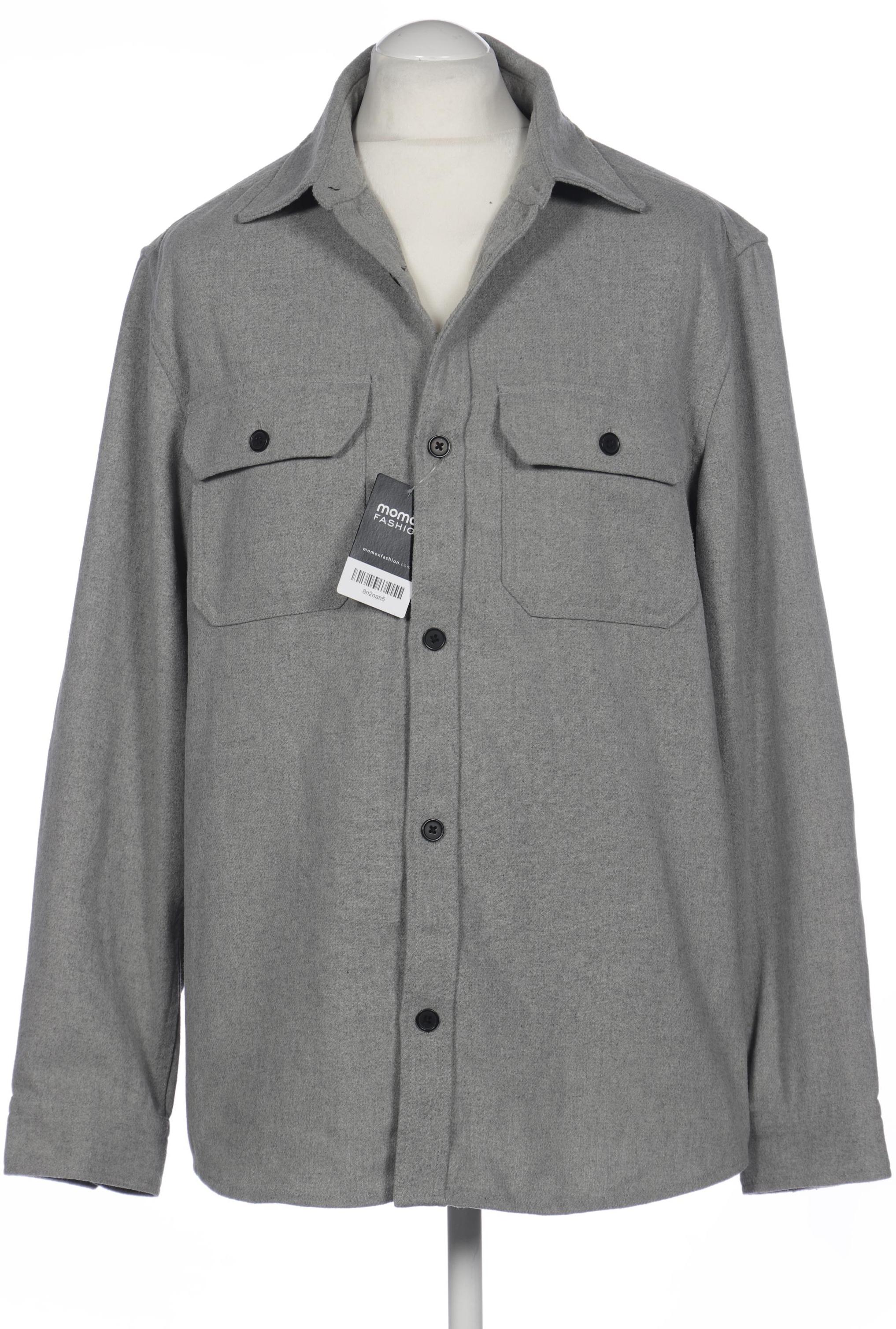 

H&M Herren Hemd, grau, Gr. 52