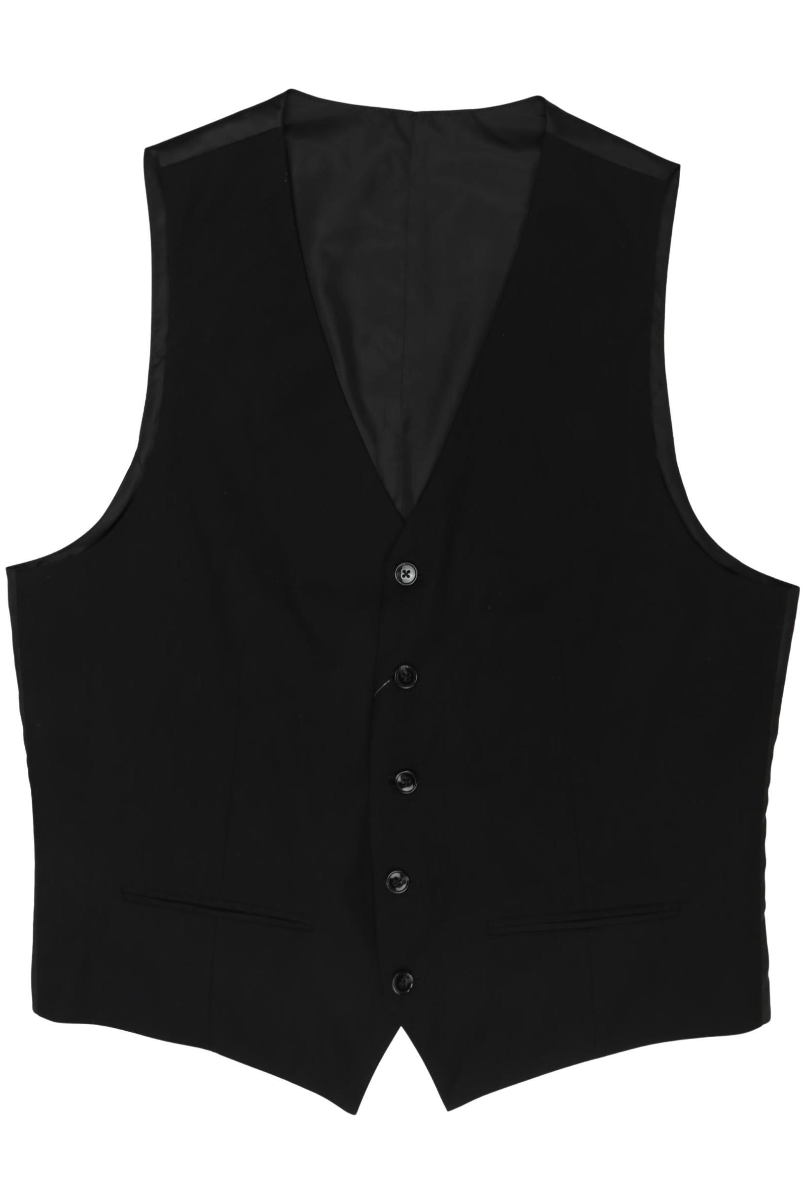 

H&M Herren Weste, schwarz, Gr. 52