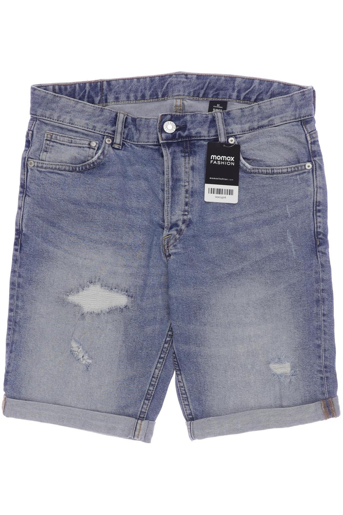 

H&M Herren Shorts, blau, Gr. 32