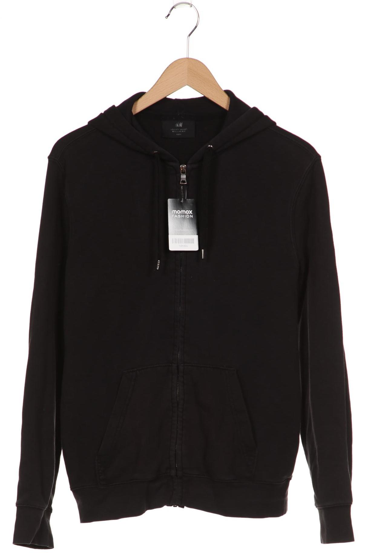 

H&M Herren Kapuzenpullover, schwarz