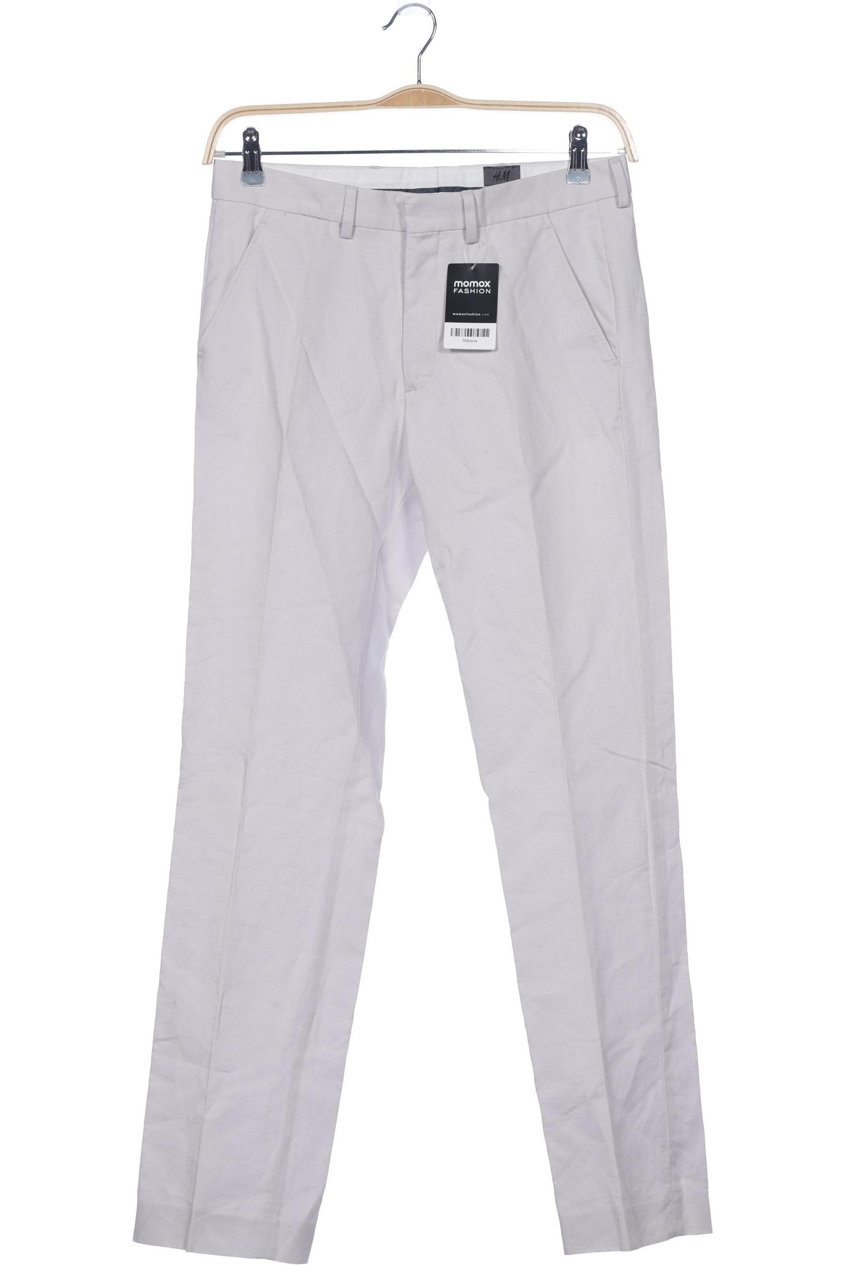 

H&M Herren Stoffhose, grau, Gr. 46