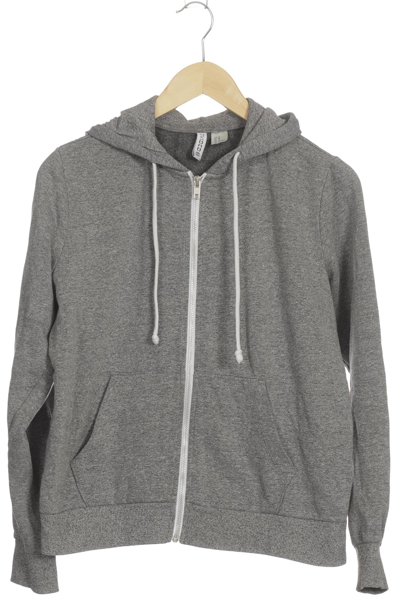 

H&M Herren Kapuzenpullover, grau, Gr.