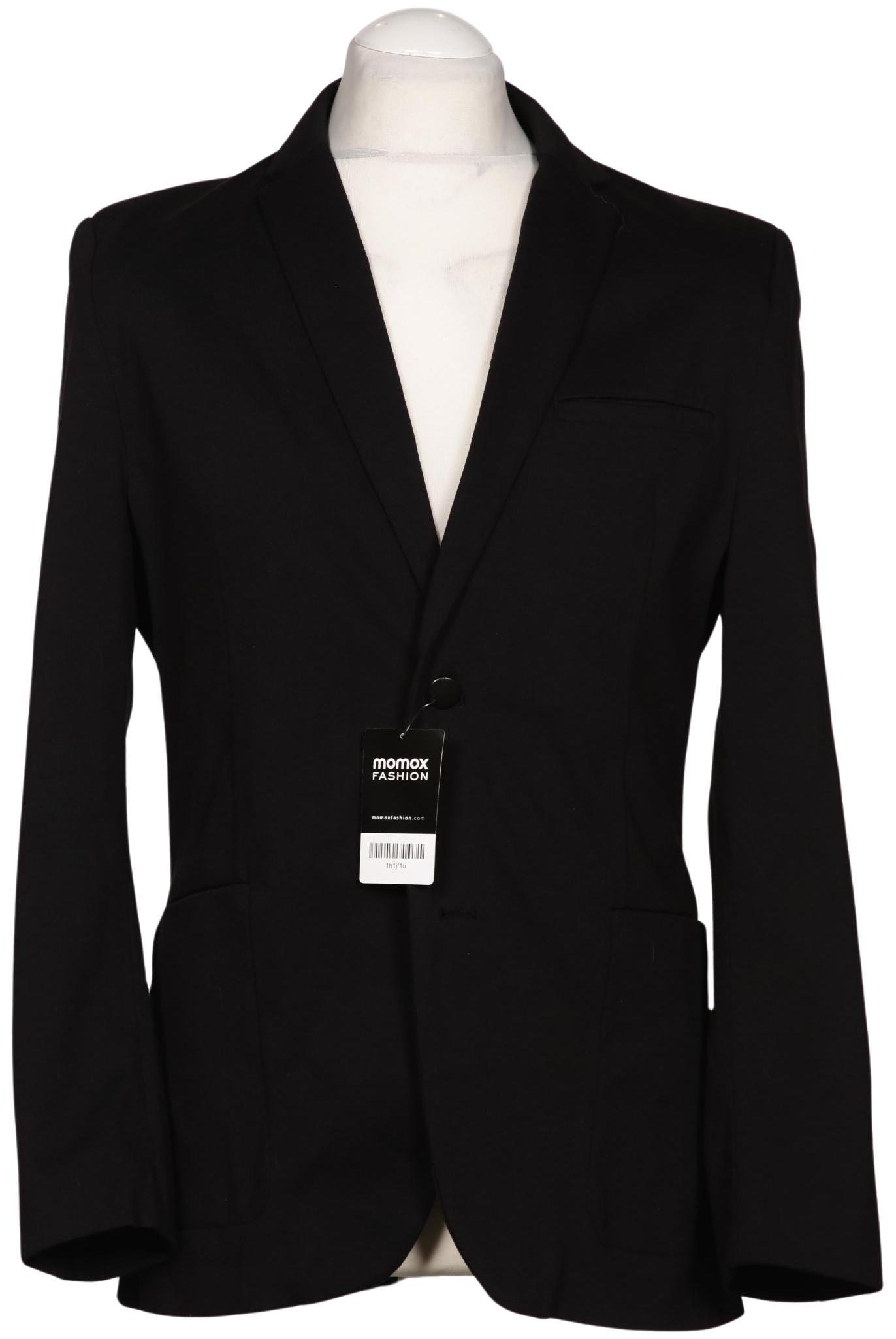 

H&M Herren Sakko, schwarz, Gr. 50