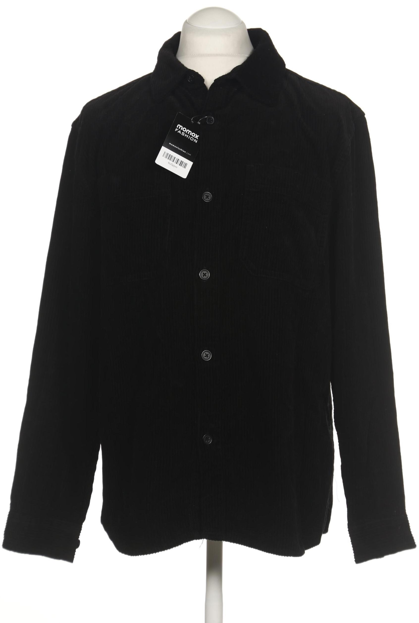 

H&M Herren Hemd, schwarz, Gr. 52