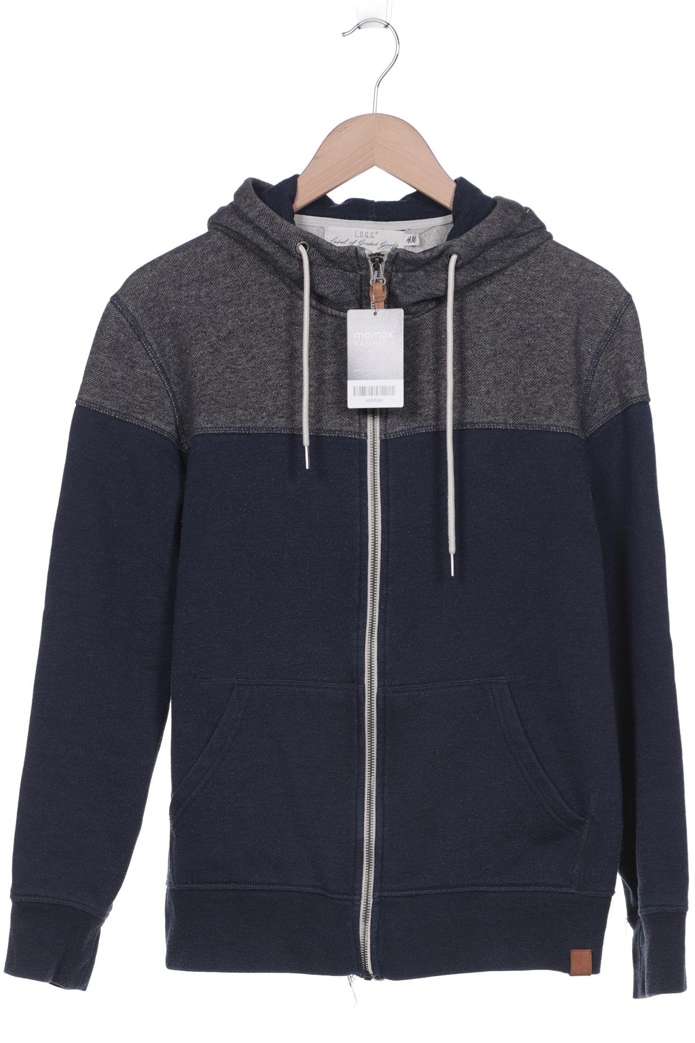 

H&M Herren Kapuzenpullover, marineblau
