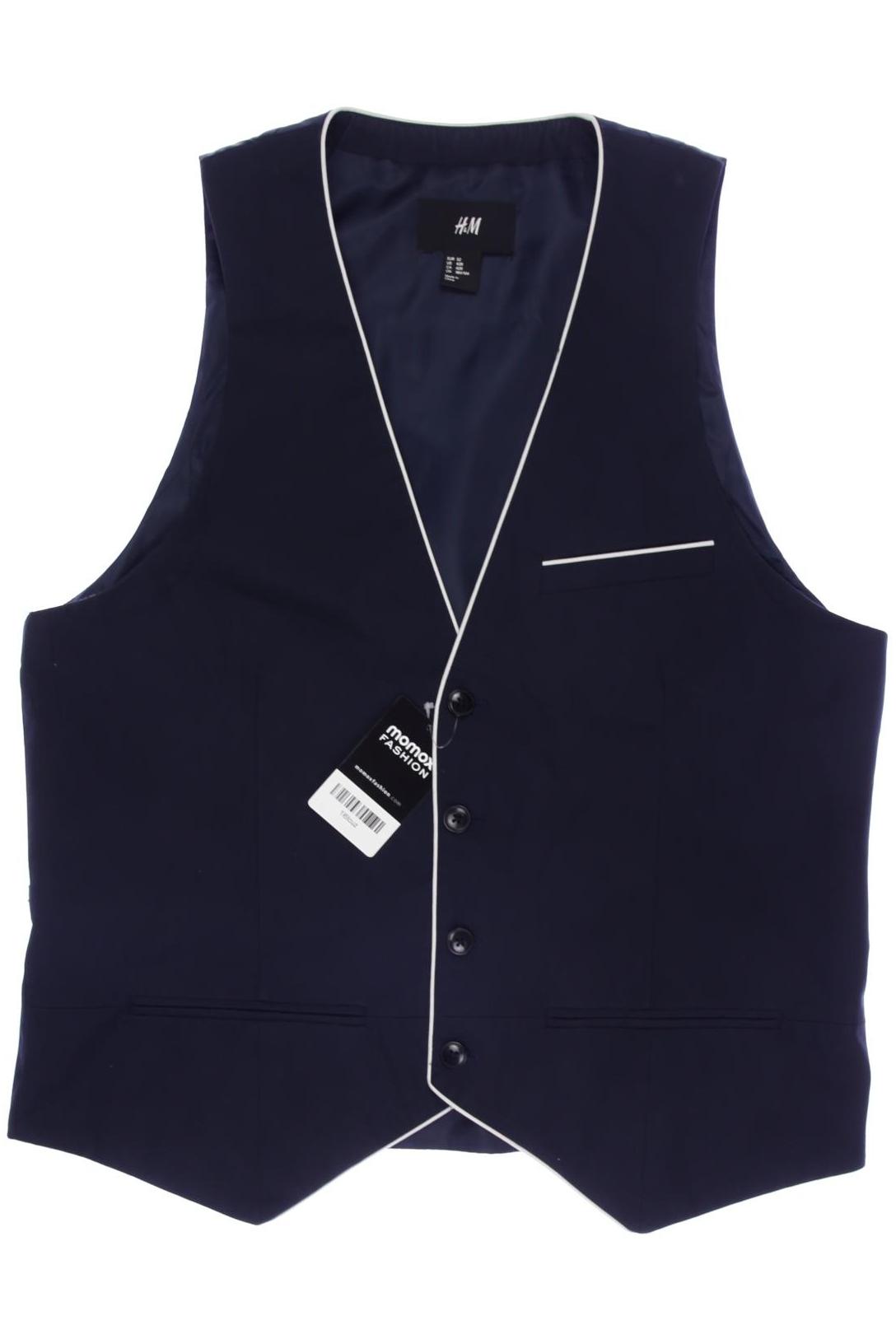 

H&M Herren Weste, schwarz, Gr. 52