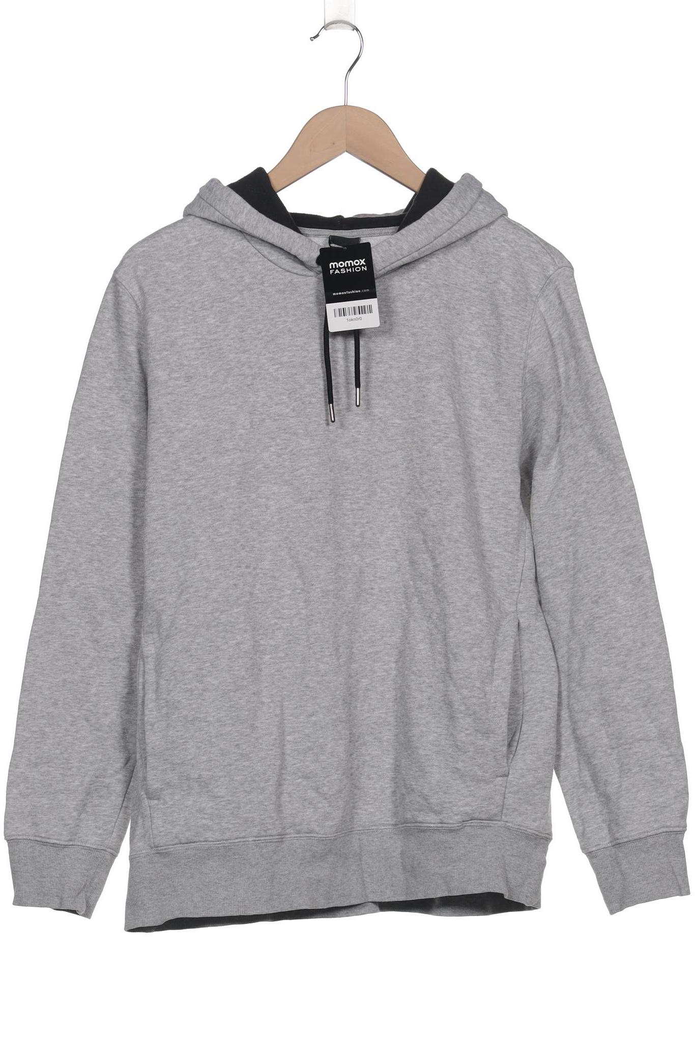 

H&M Herren Kapuzenpullover, grau, Gr. 52