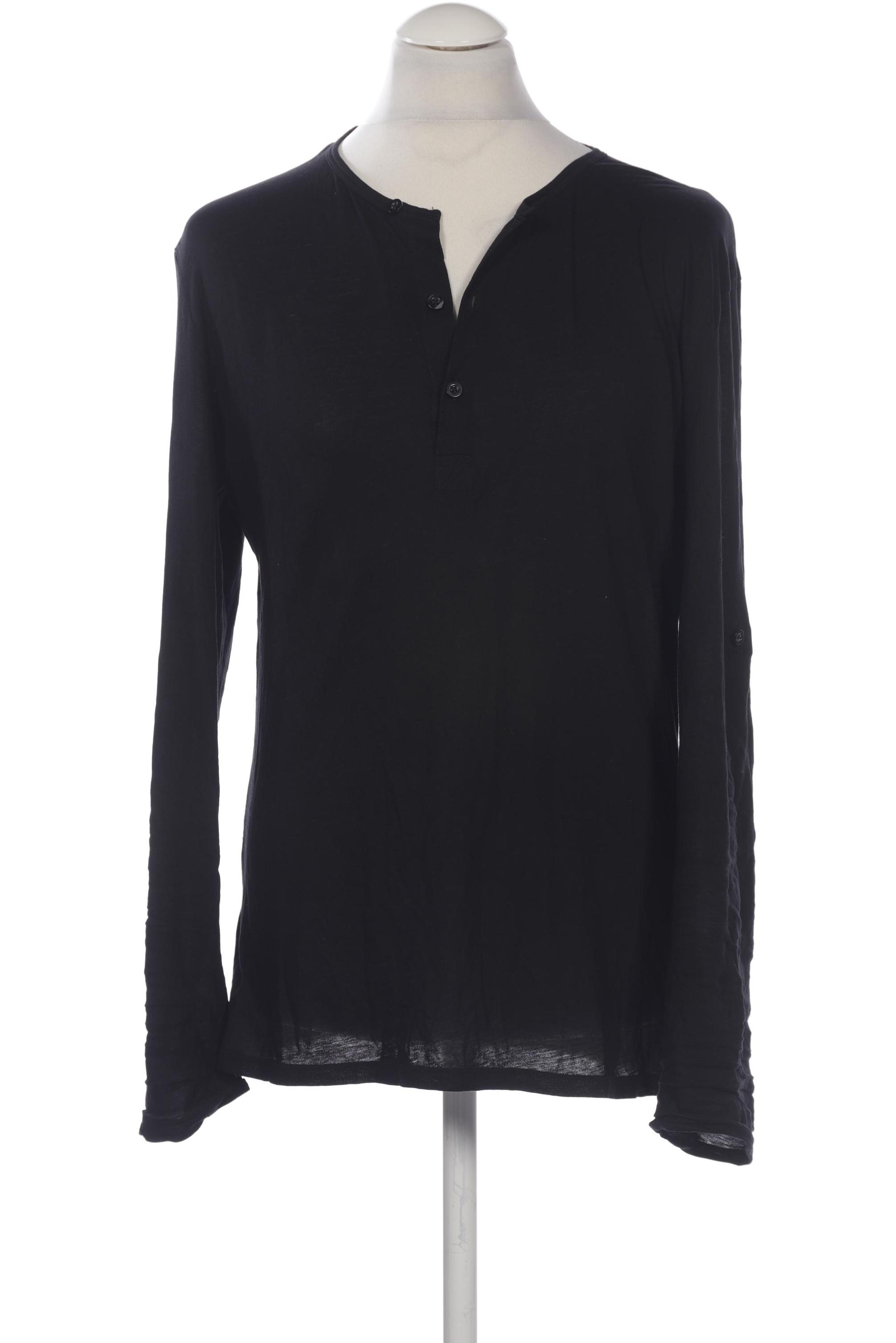 

H&M Herren Langarmshirt, schwarz