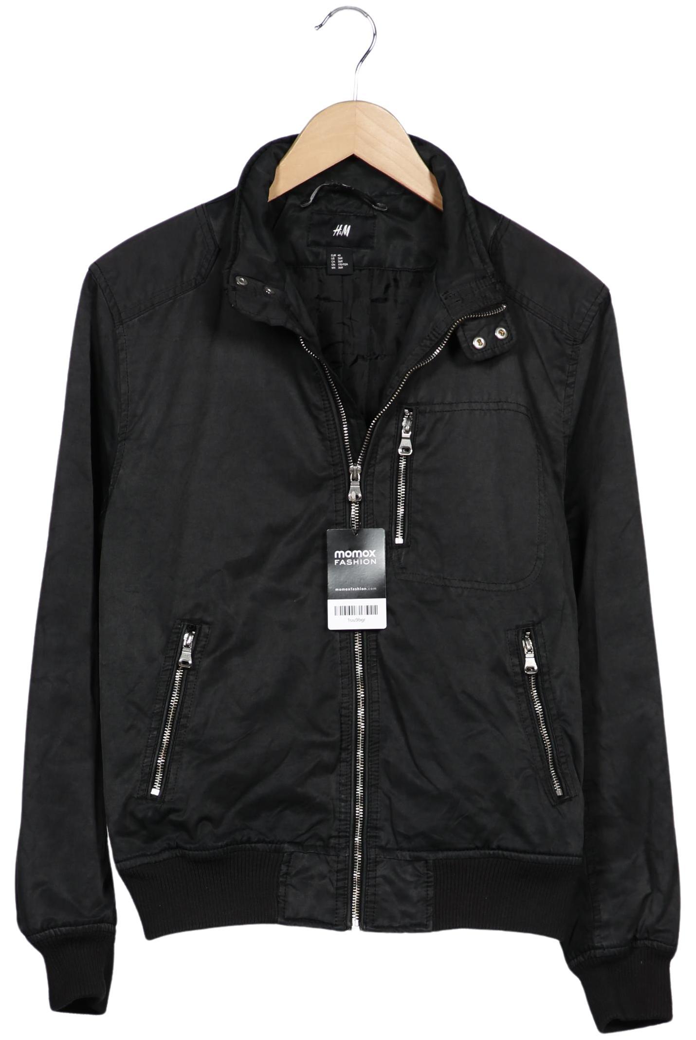 

H&M Herren Jacke, schwarz, Gr. 46