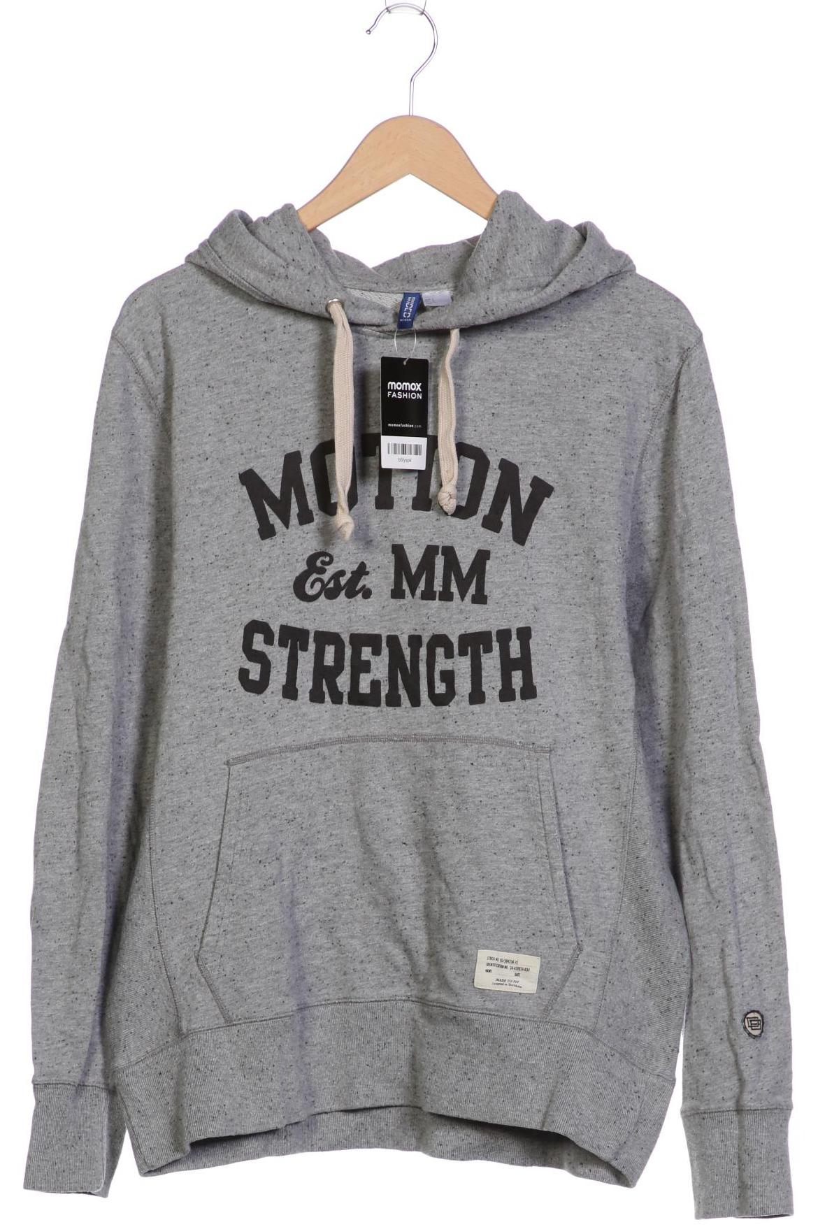 

H&M Herren Kapuzenpullover, grau