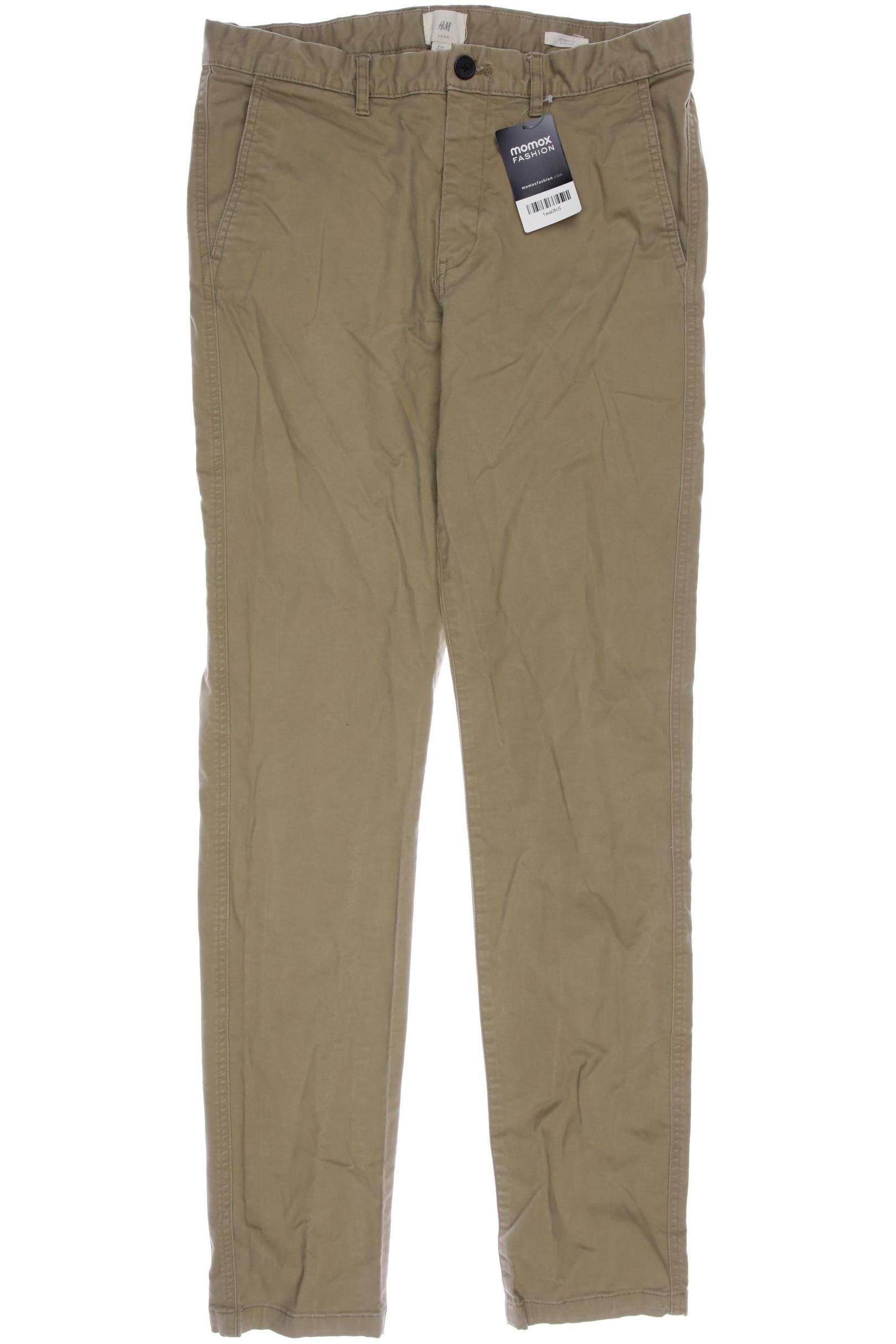 

H&M Herren Stoffhose, beige, Gr. 32