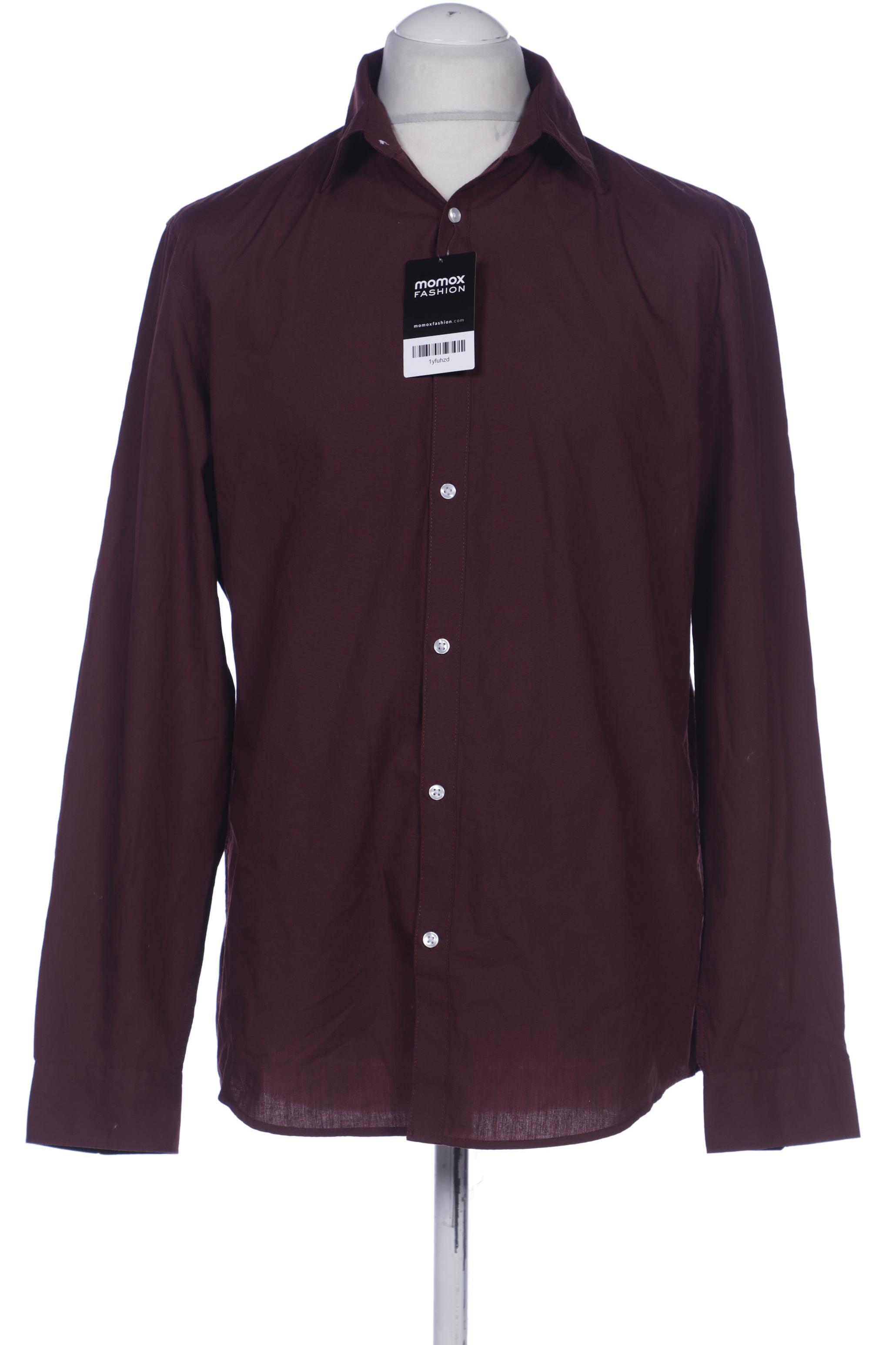 

H&M Herren Hemd, bordeaux, Gr. 52