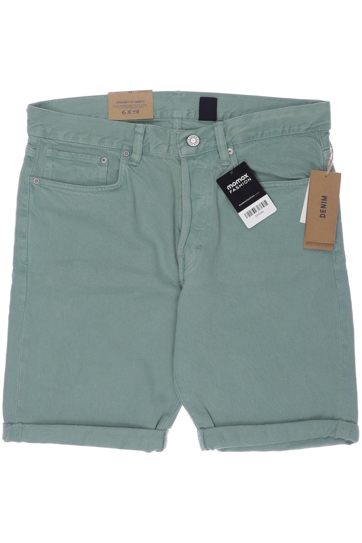 

H&M Herren Shorts, grün, Gr. 34