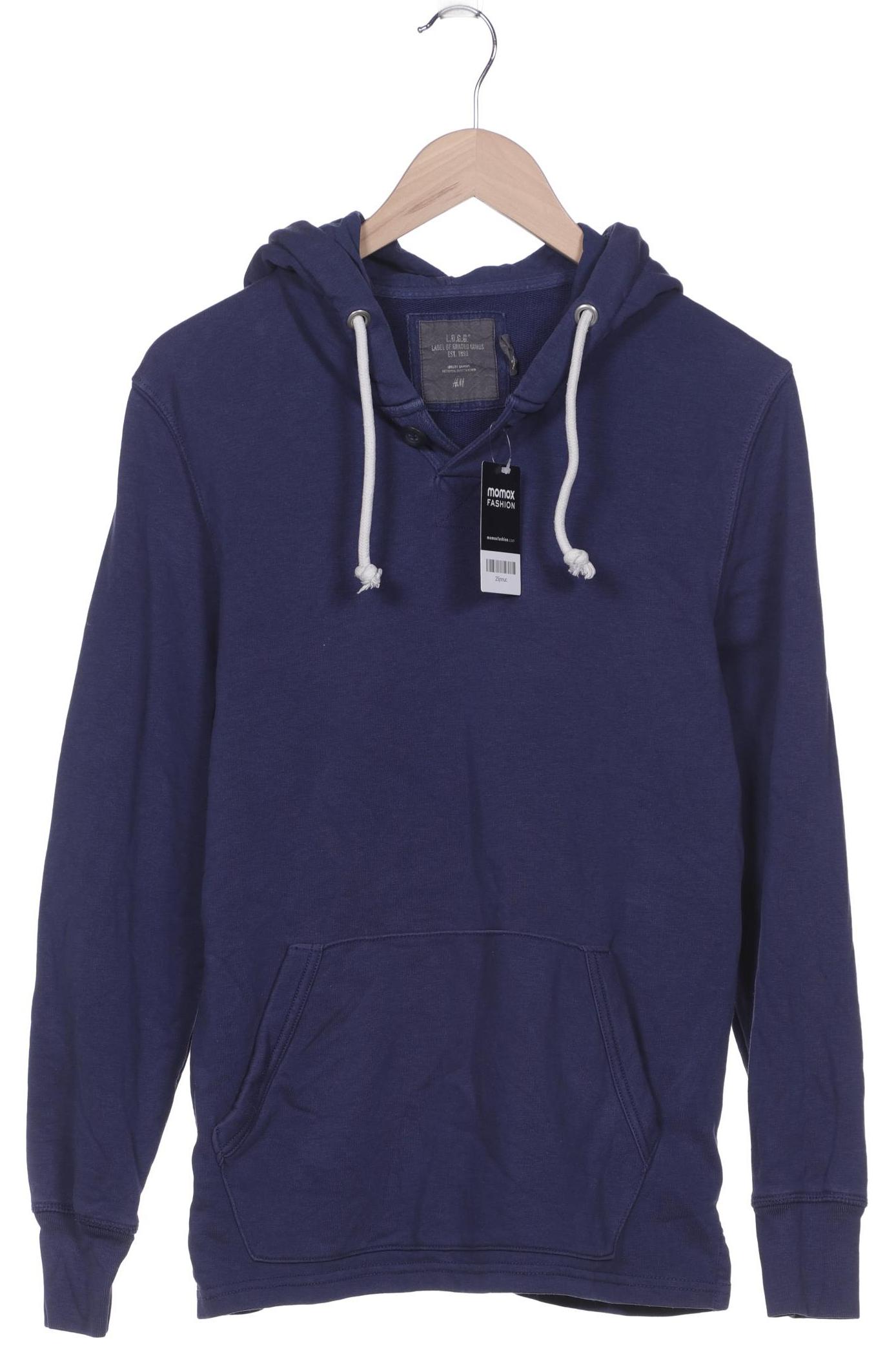 

H&M Herren Kapuzenpullover, marineblau