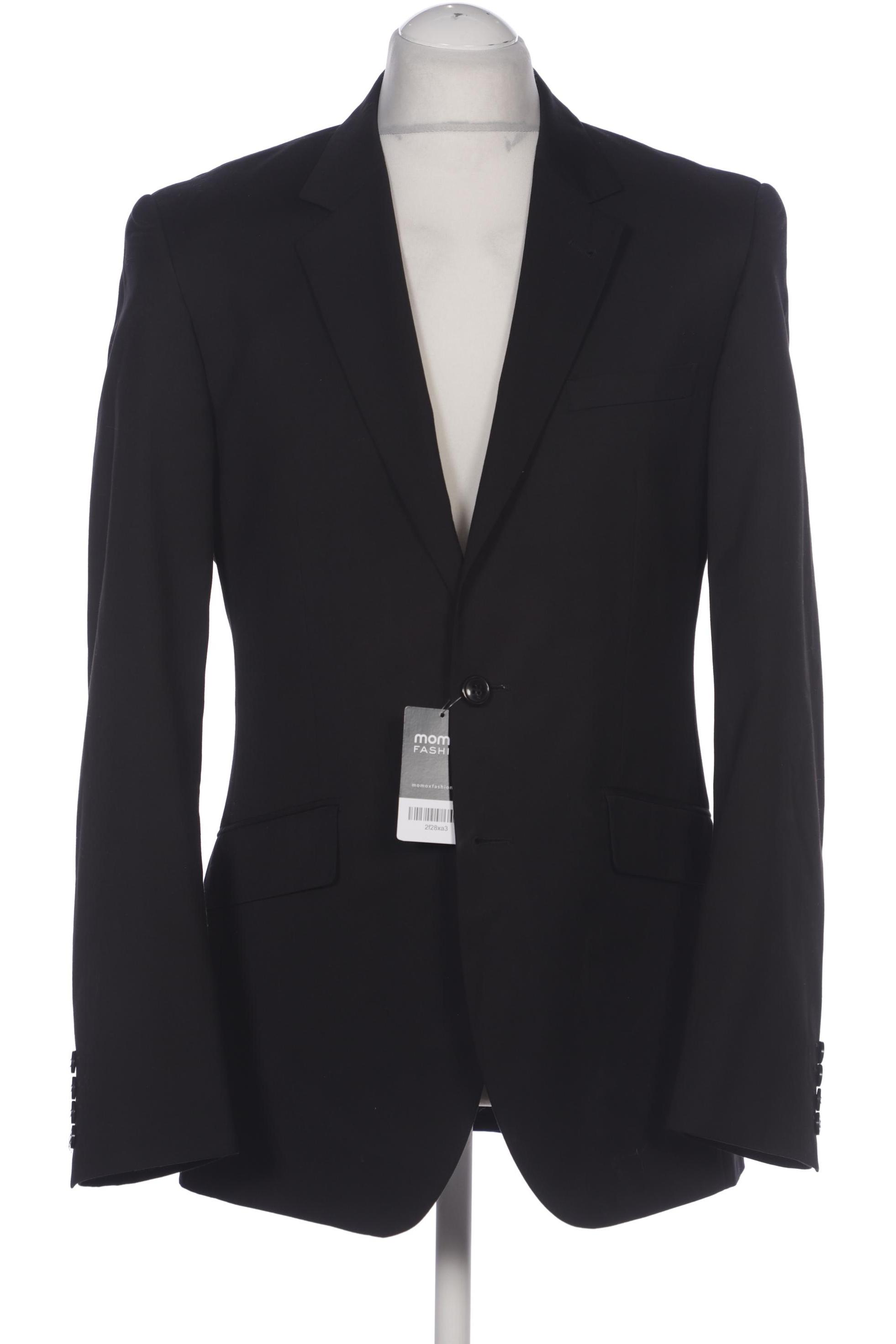 

H&M Herren Sakko, schwarz, Gr. 50