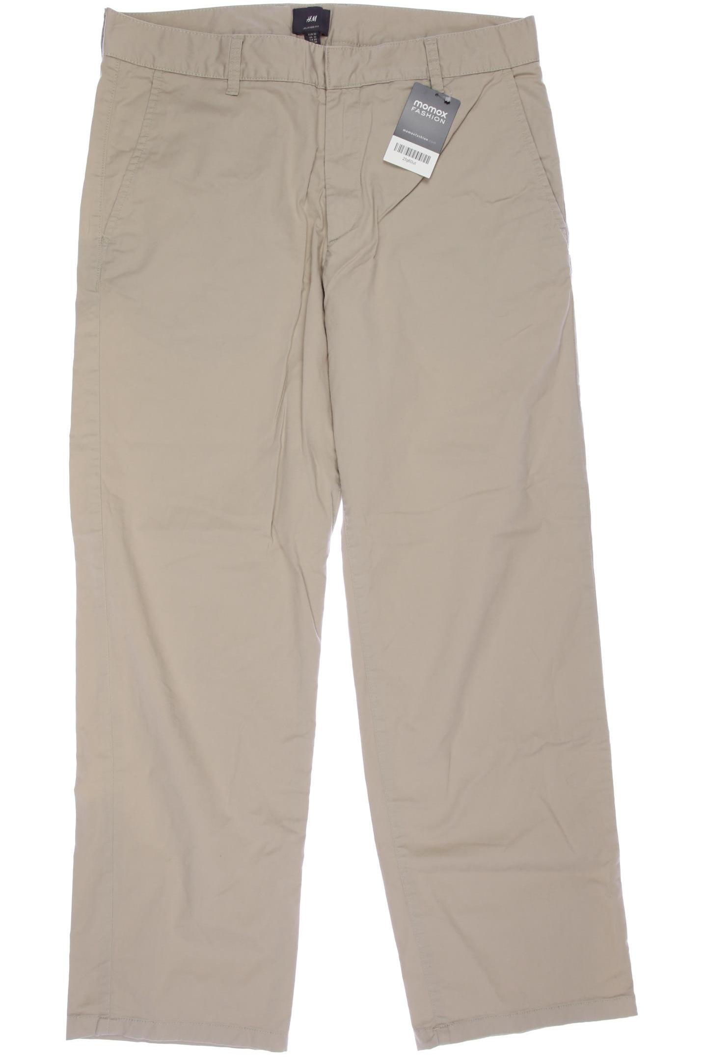 

H&M Herren Stoffhose, beige, Gr. 33
