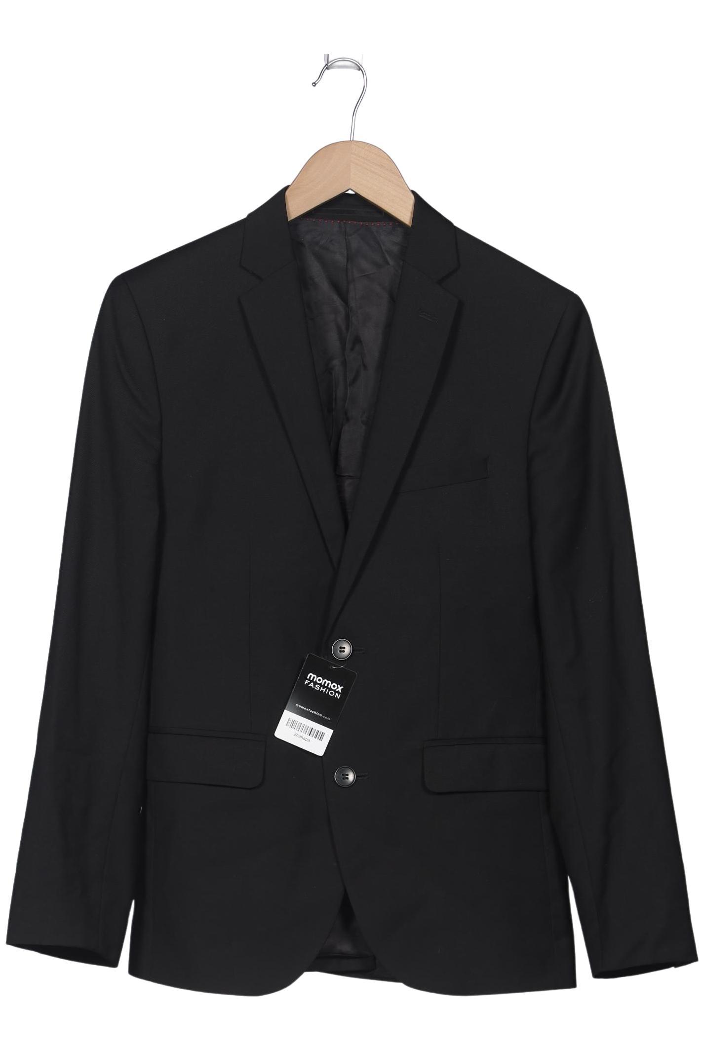 

H&M Herren Sakko, schwarz, Gr. 46