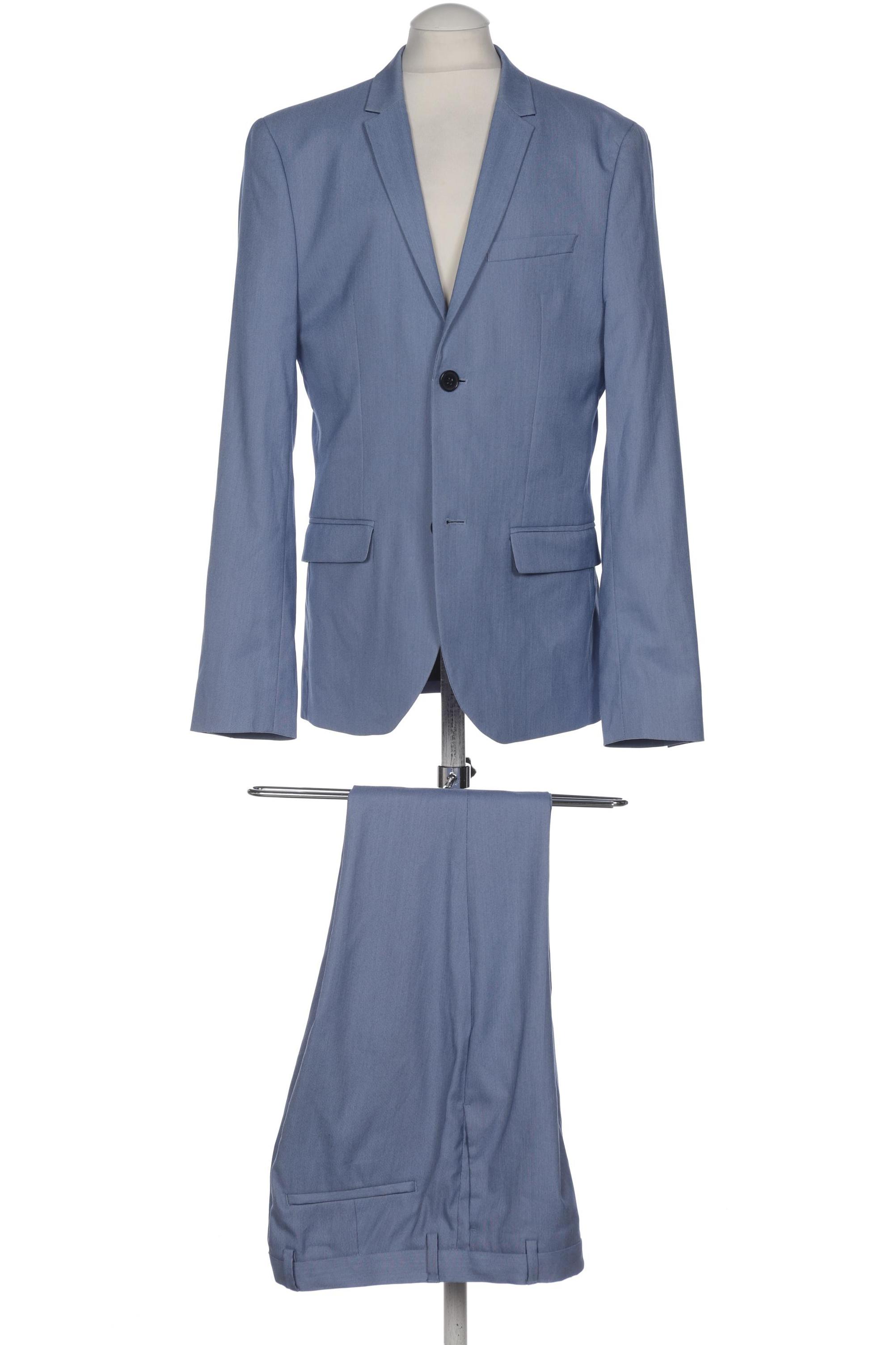 

H&M Herren Anzug, blau, Gr. 44