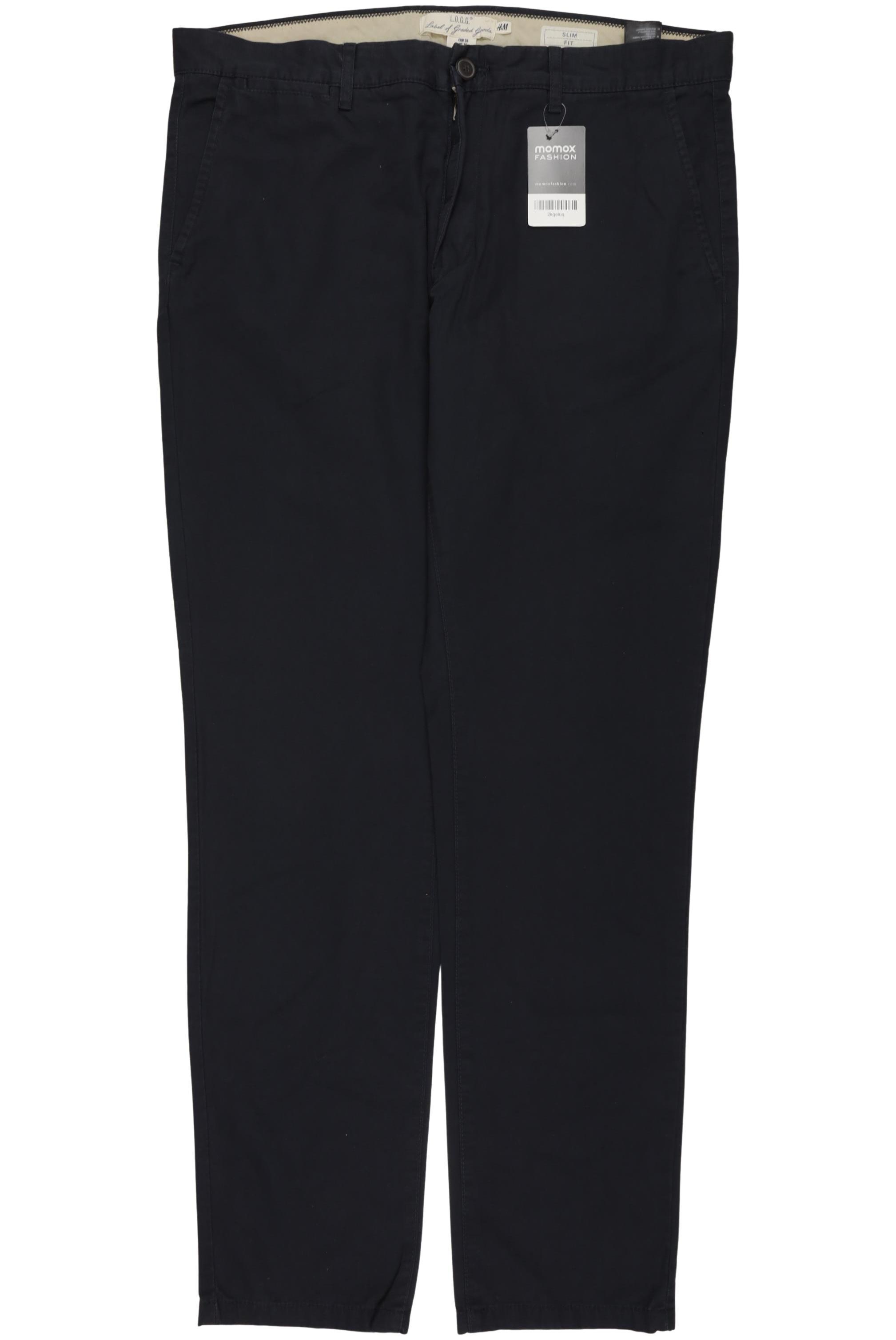 

H&M Herren Stoffhose, marineblau, Gr. 36