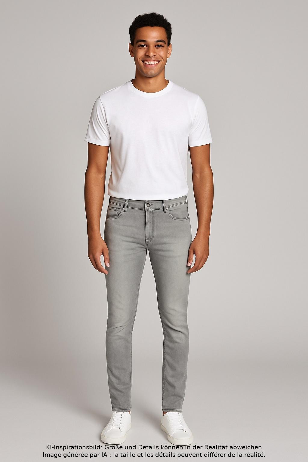 

H&M Herren Jeans, grau, Gr. 32