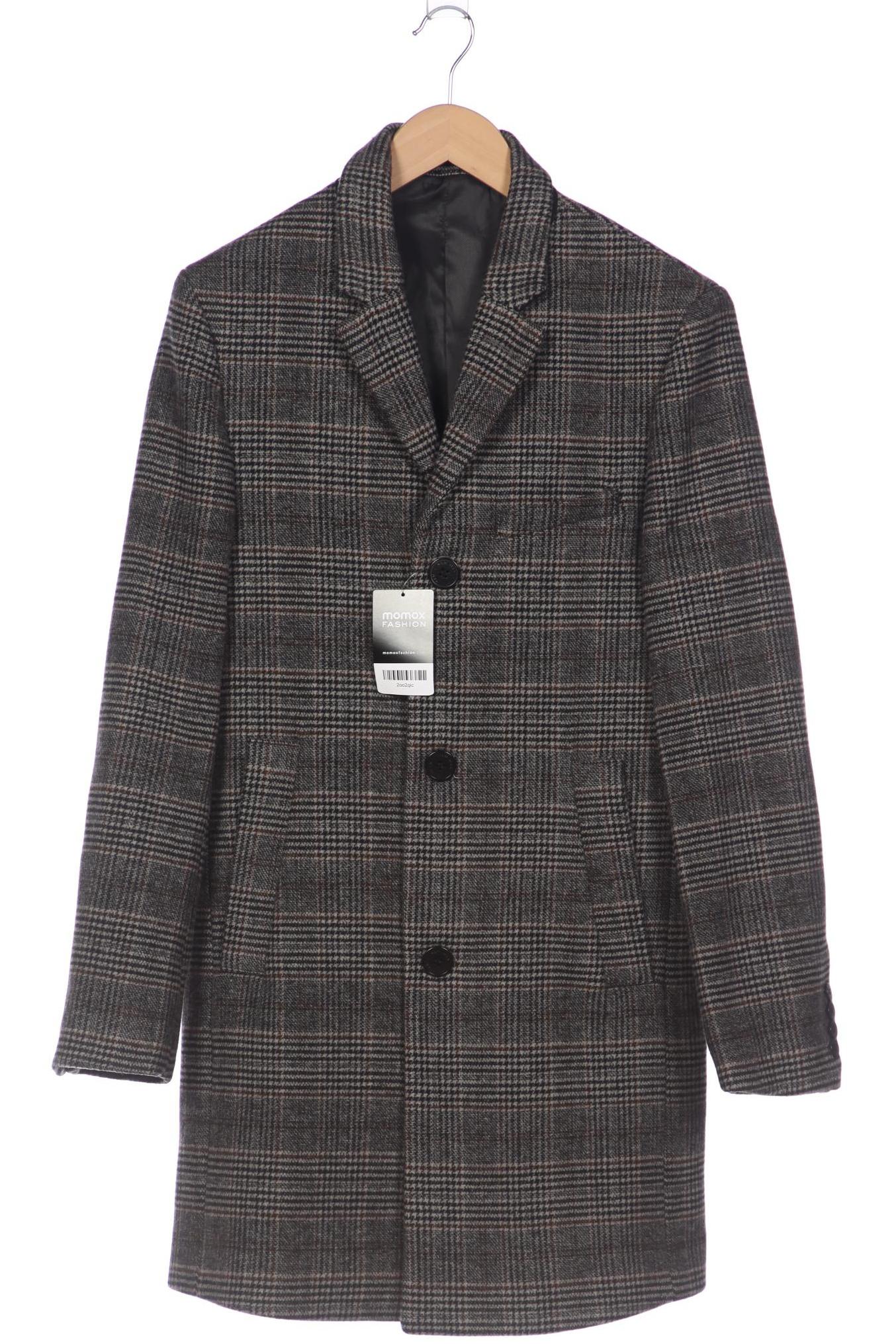 

H&M Herren Mantel, grau, Gr. 46