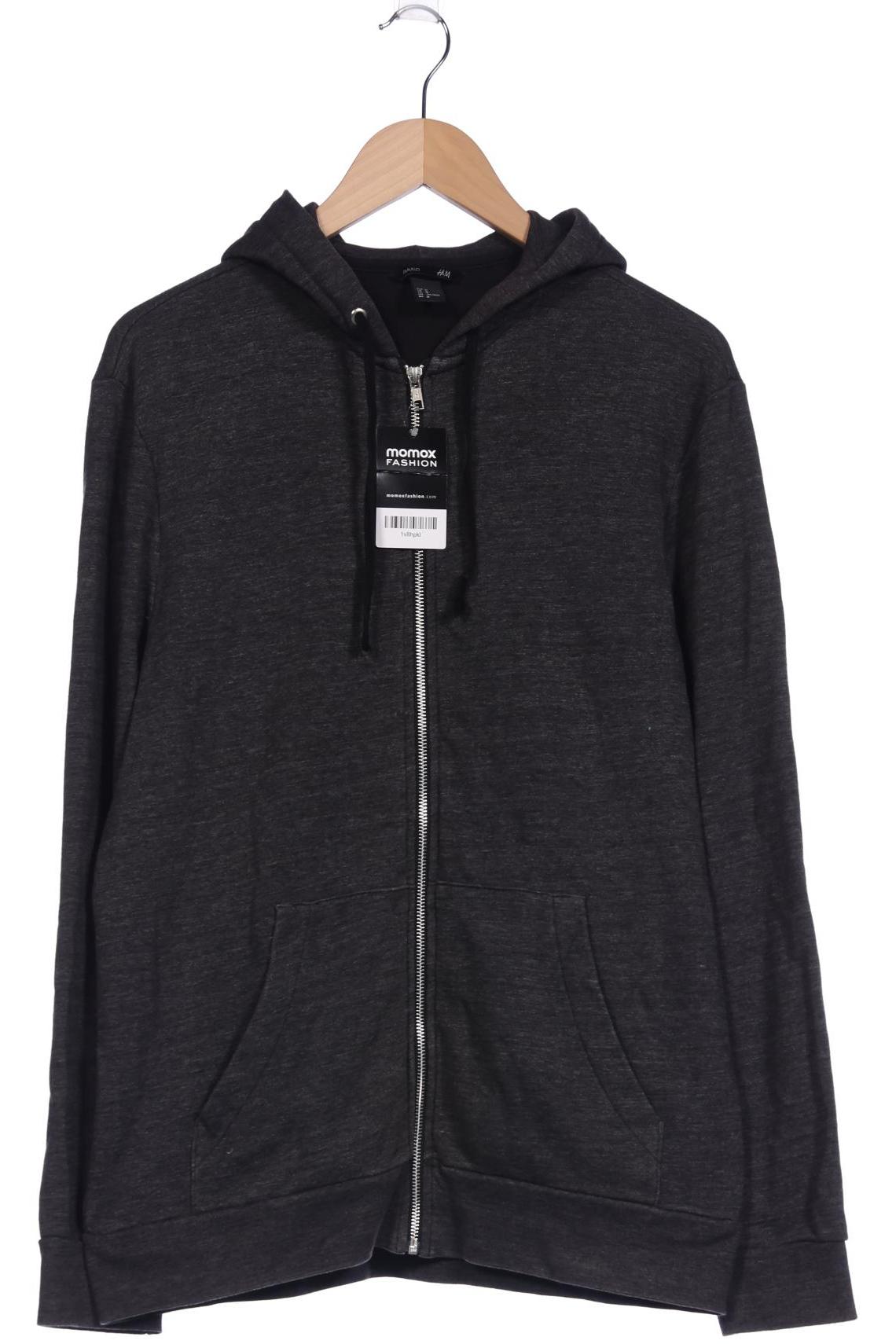 

H&M Herren Kapuzenpullover, grau