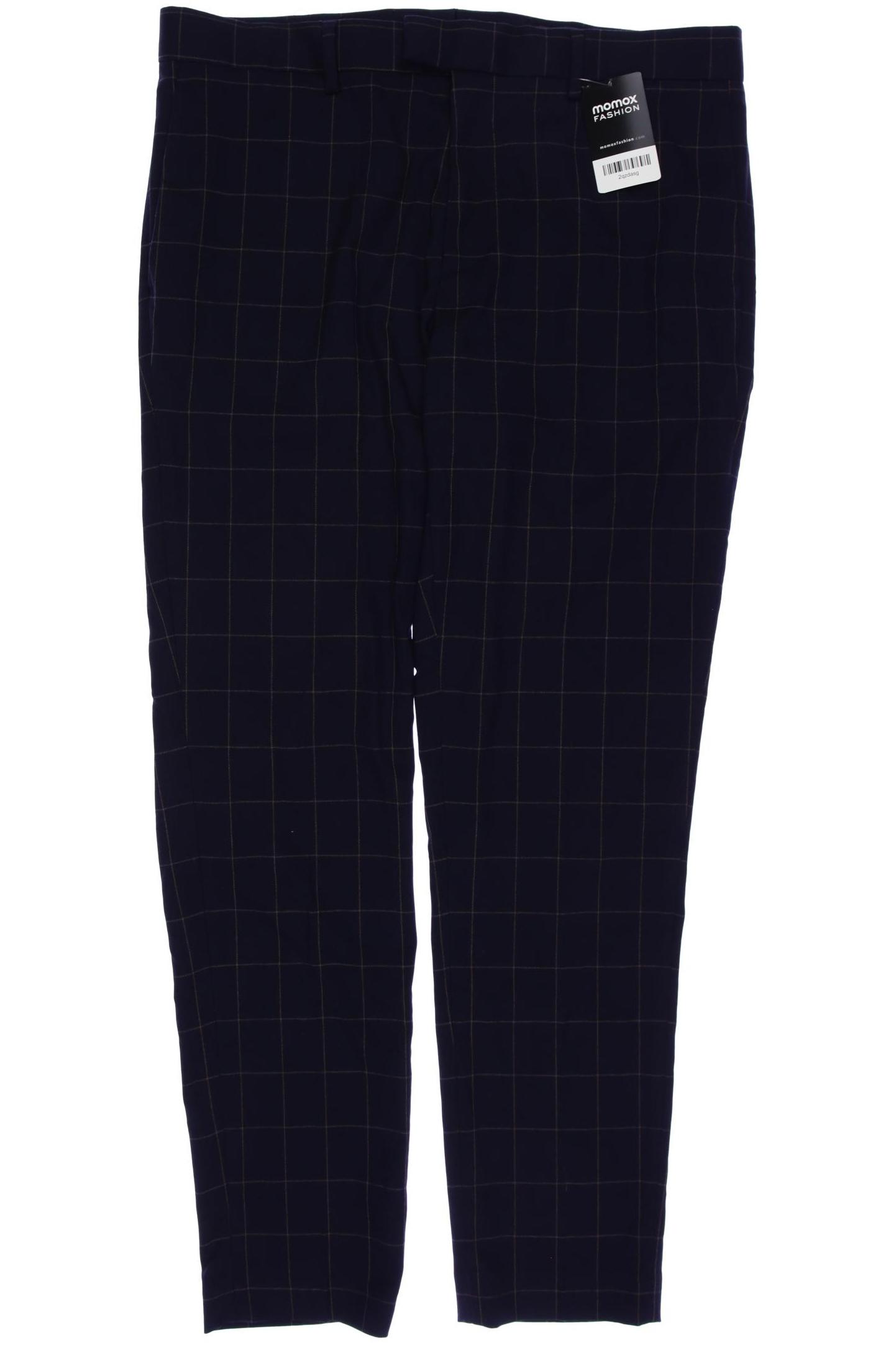 

H&M Herren Stoffhose, marineblau, Gr. 54