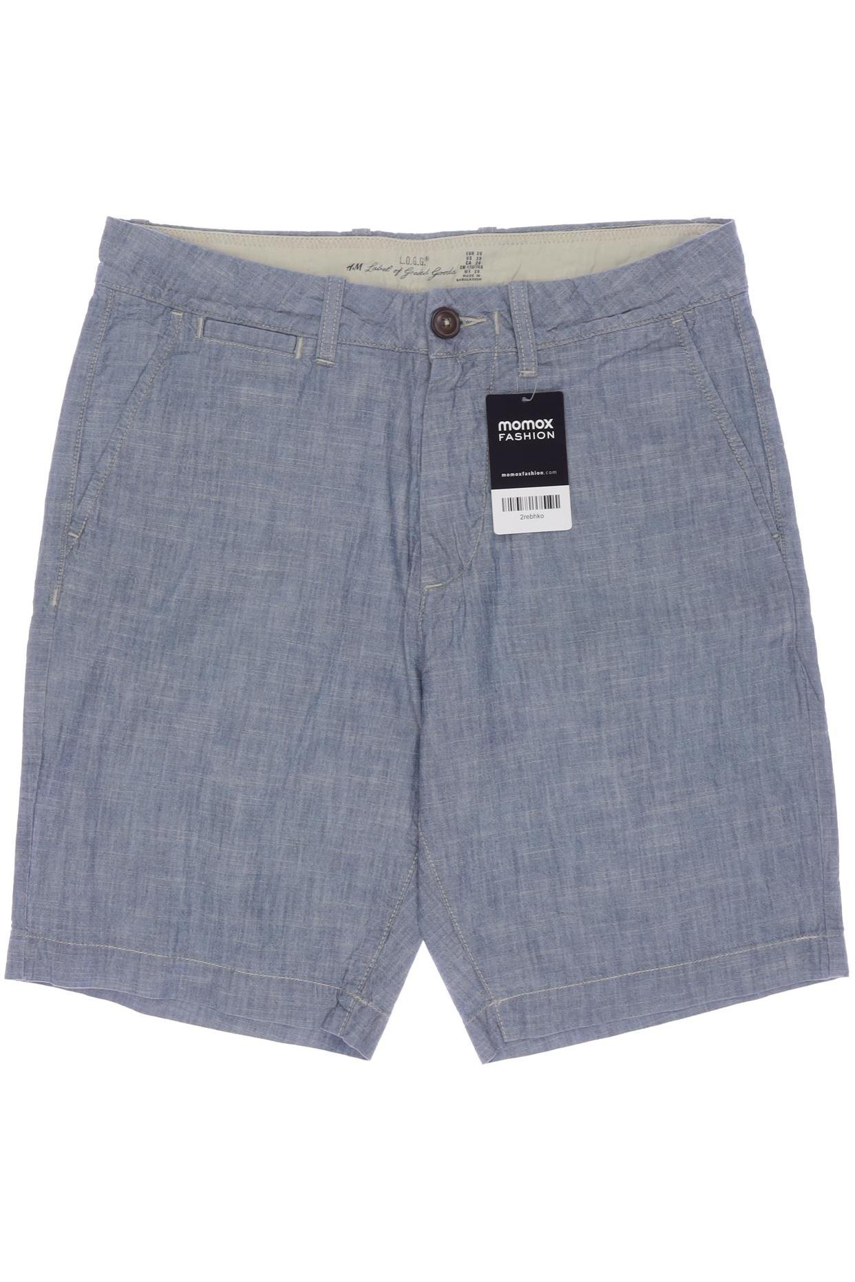 

H&M Herren Shorts, blau, Gr. 29