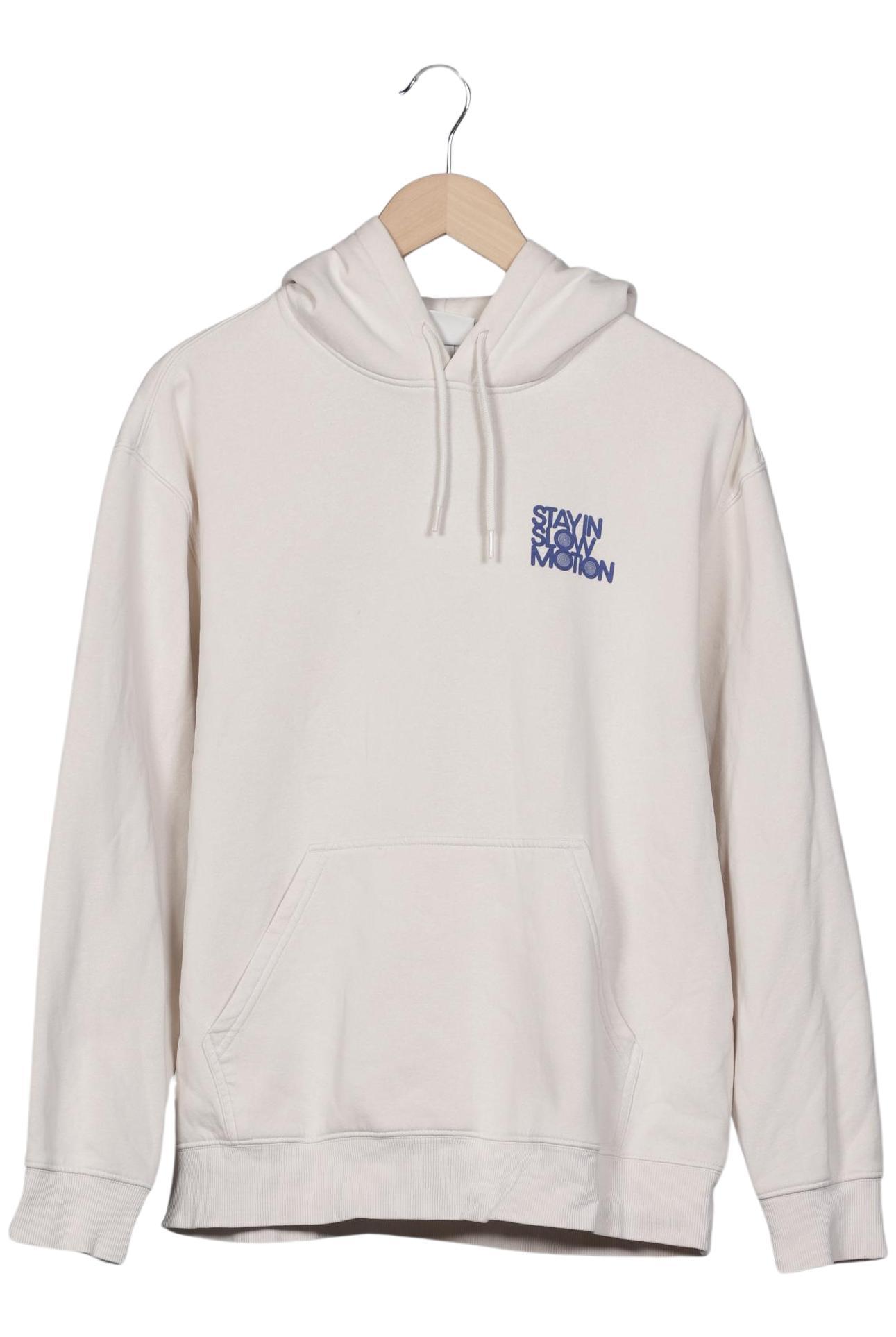 

H&M Herren Kapuzenpullover, cremeweiß, Gr. 48