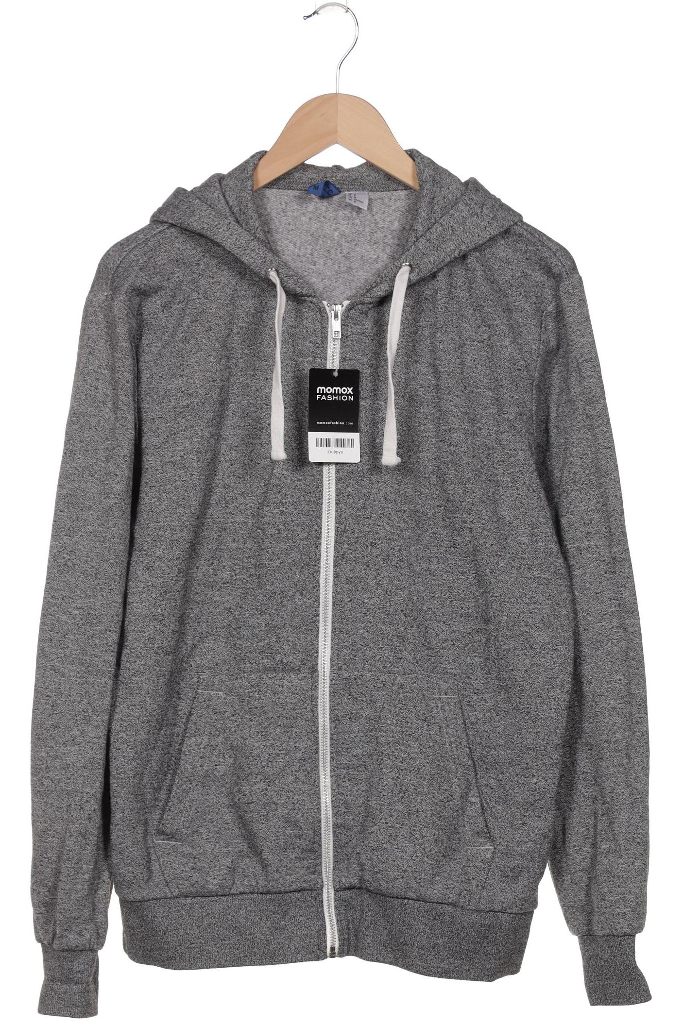 

H&M Herren Kapuzenpullover, grau, Gr. 48