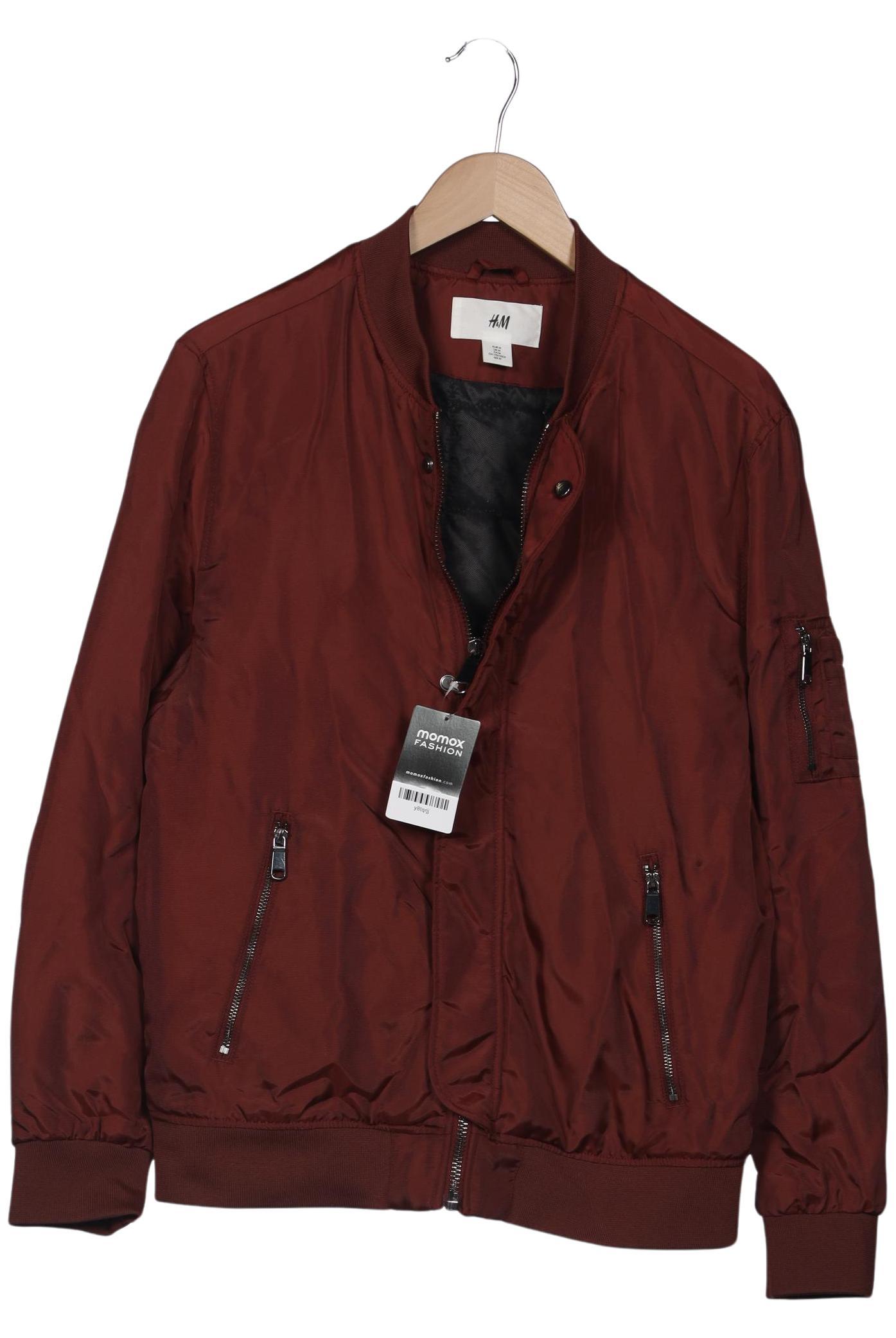 

H&M Herren Jacke, rot, Gr. 48