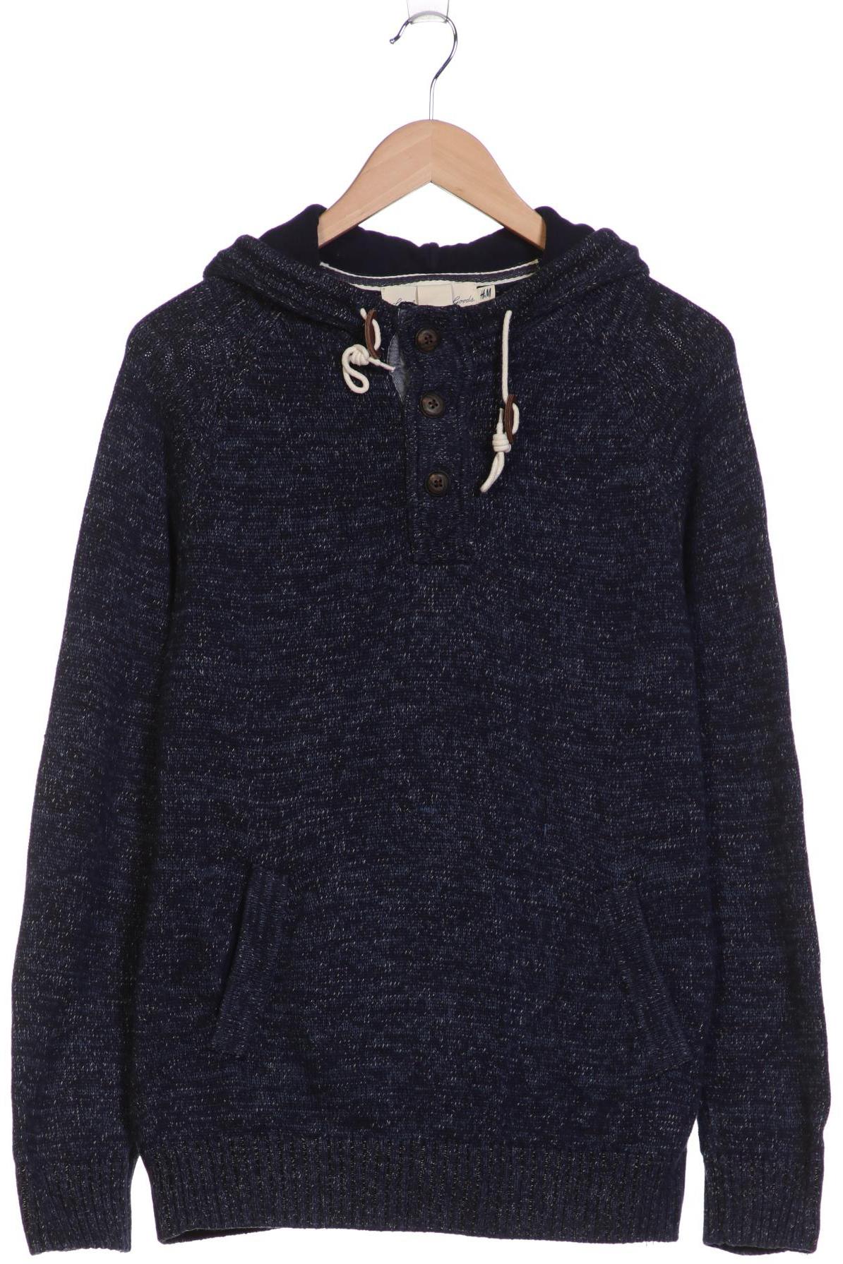 

H&M Herren Kapuzenpullover, marineblau, Gr. 48