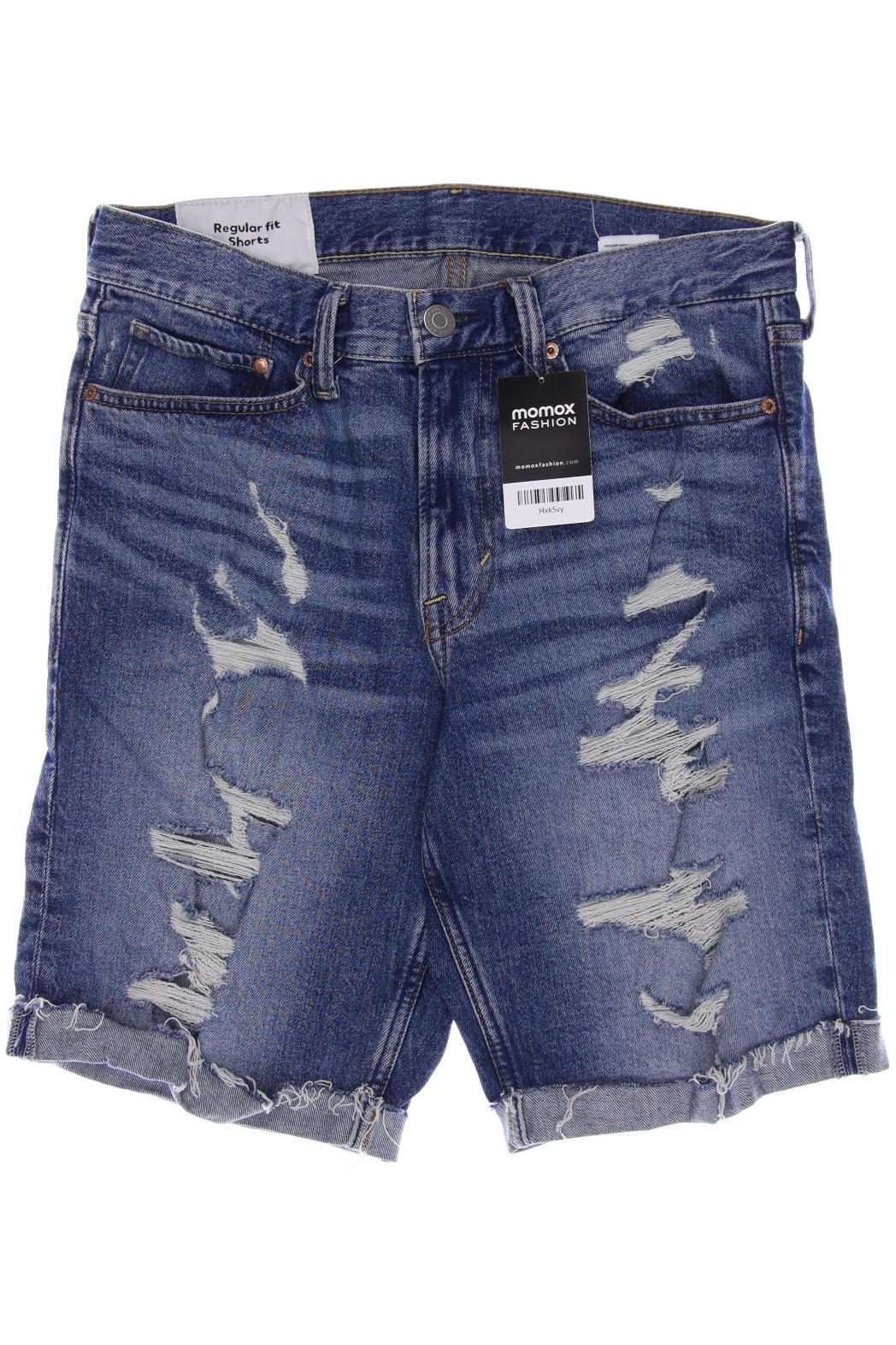 

H&M Herren Shorts, blau, Gr. 46