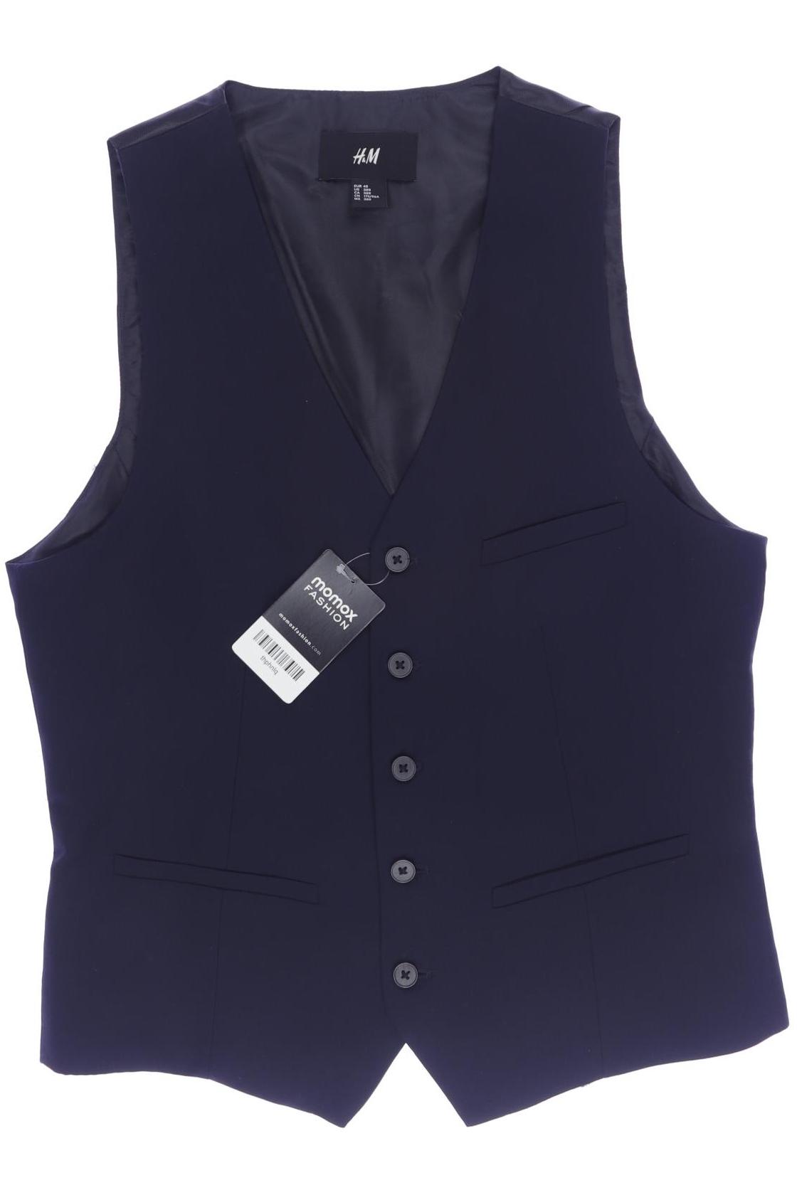 Thumbnail - H&amp;M Herren Weste, marineblau, Gr. 48