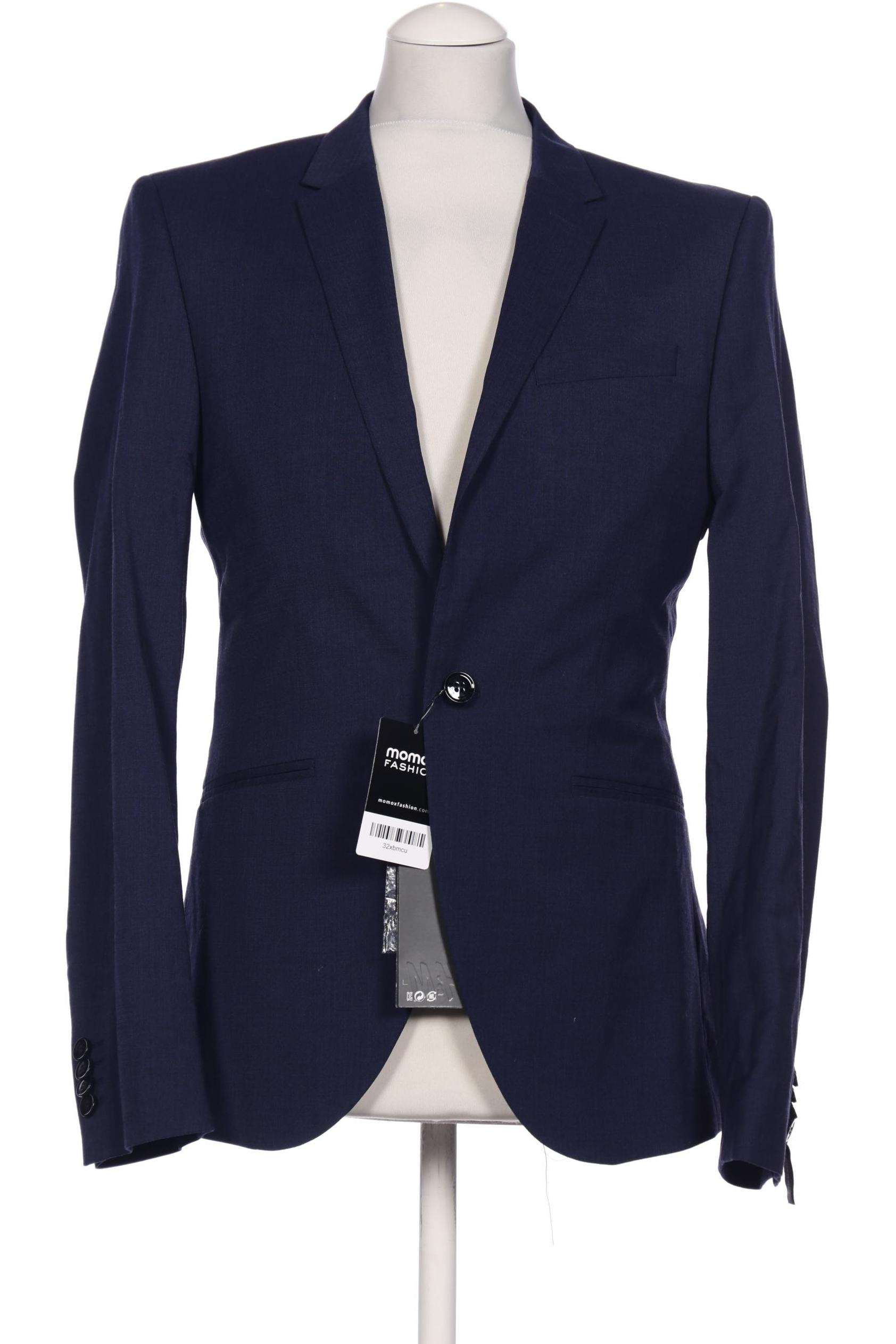 

H&M Herren Sakko, marineblau, Gr. 48