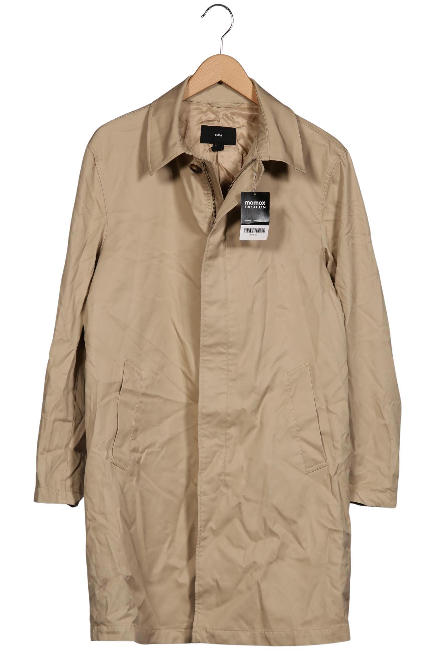 

H&M Herren Mantel, beige, Gr. 50