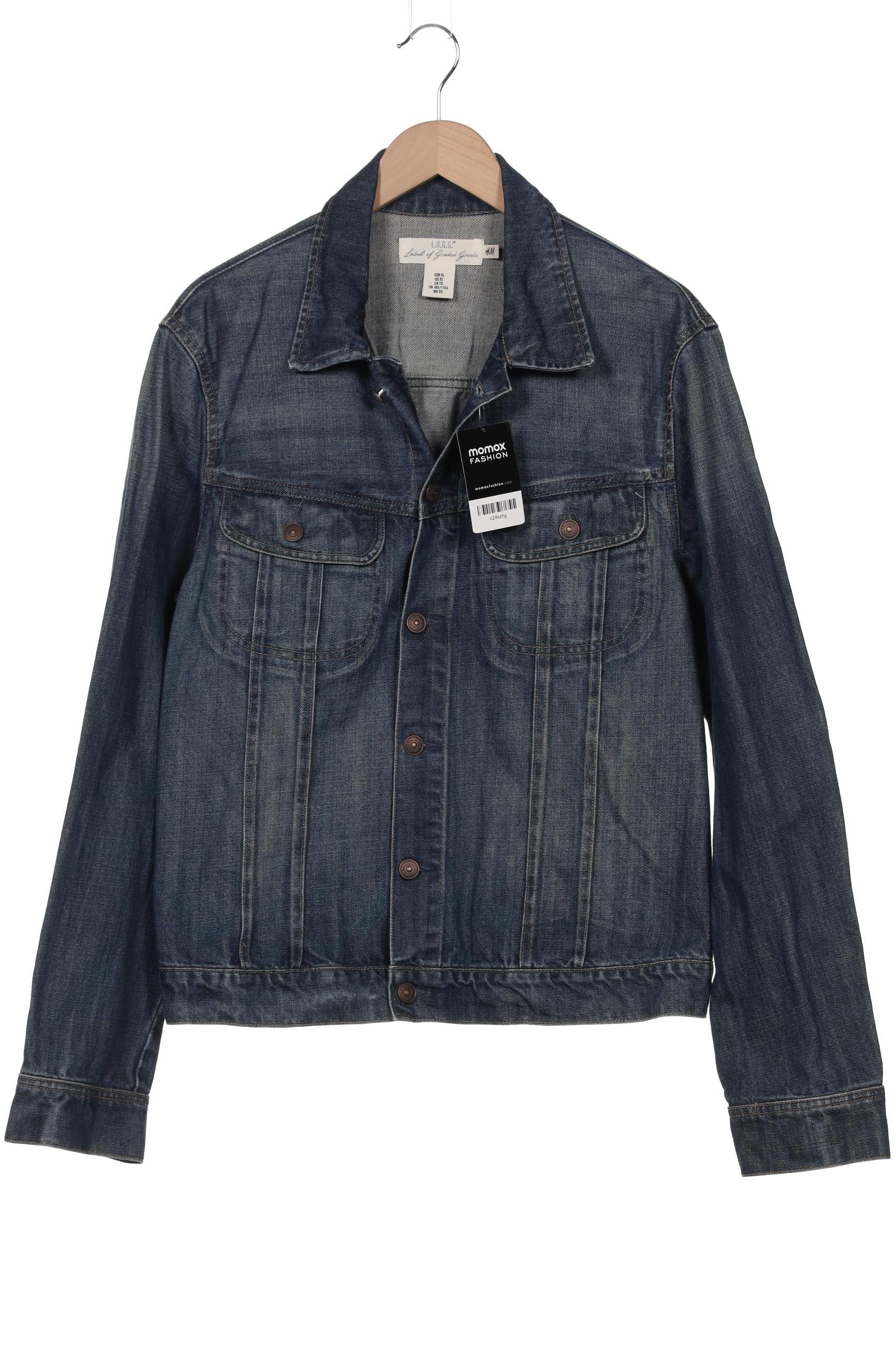 

H&M Herren Jacke, blau, Gr. 54