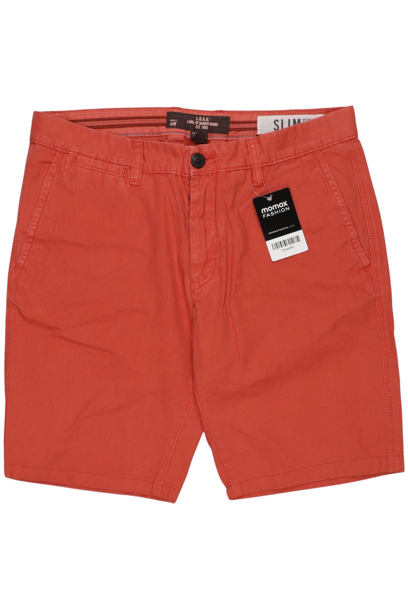 

H&M Herren Shorts, rot, Gr. 32