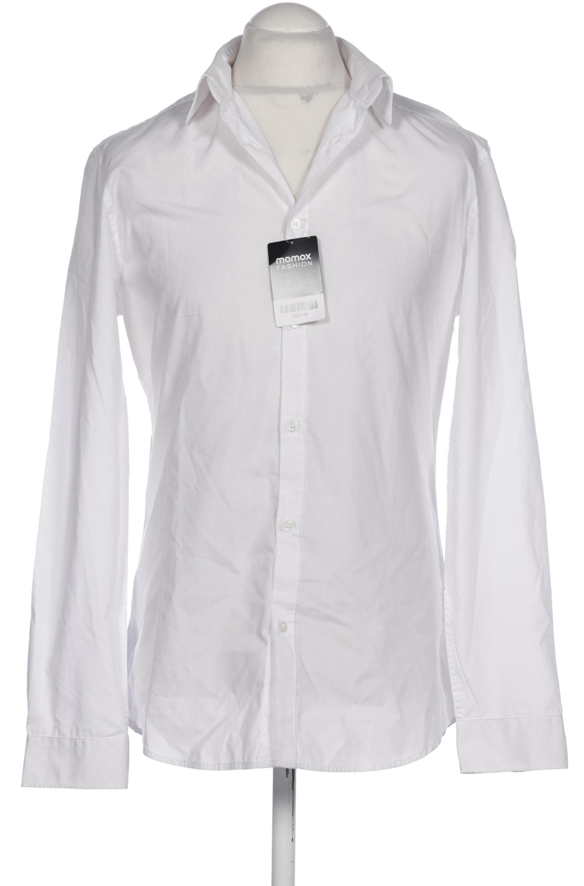

H&M Herren Hemd, weiß, Gr. 48