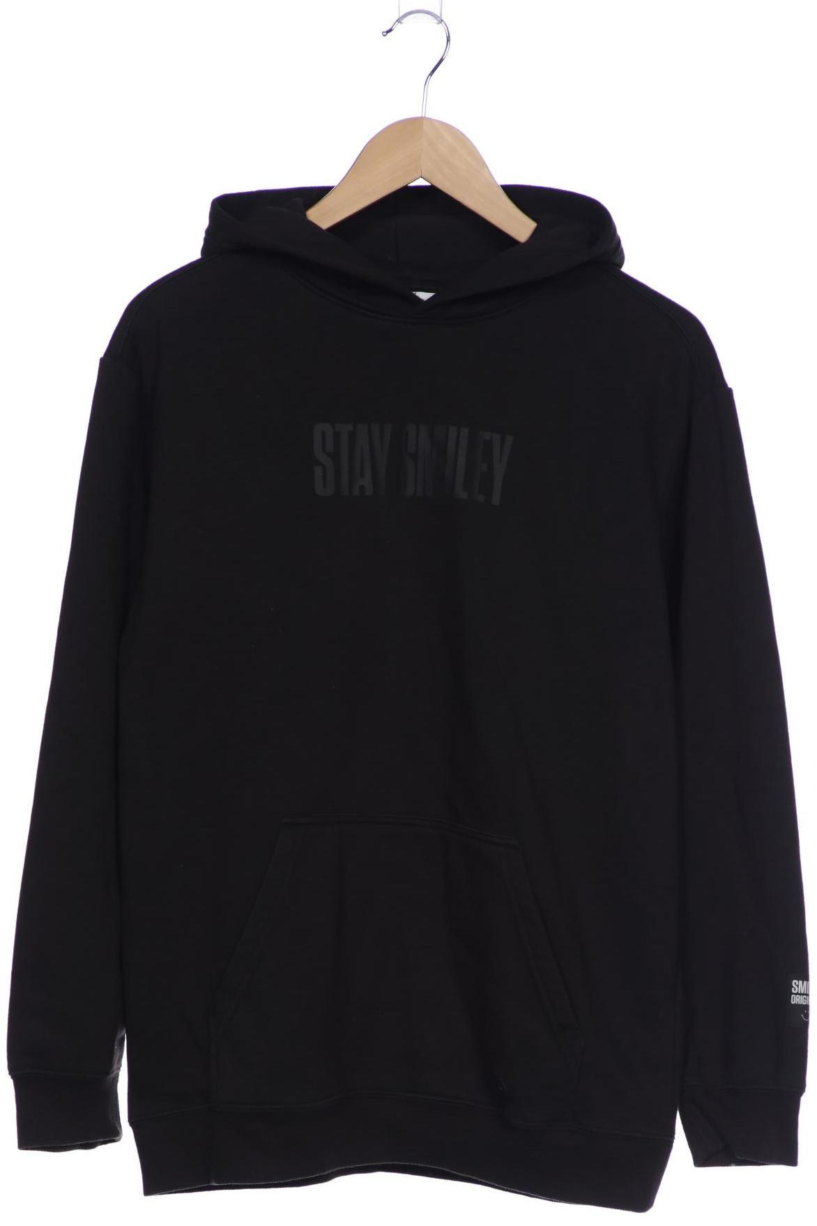

H&M Herren Kapuzenpullover, schwarz, Gr. 46