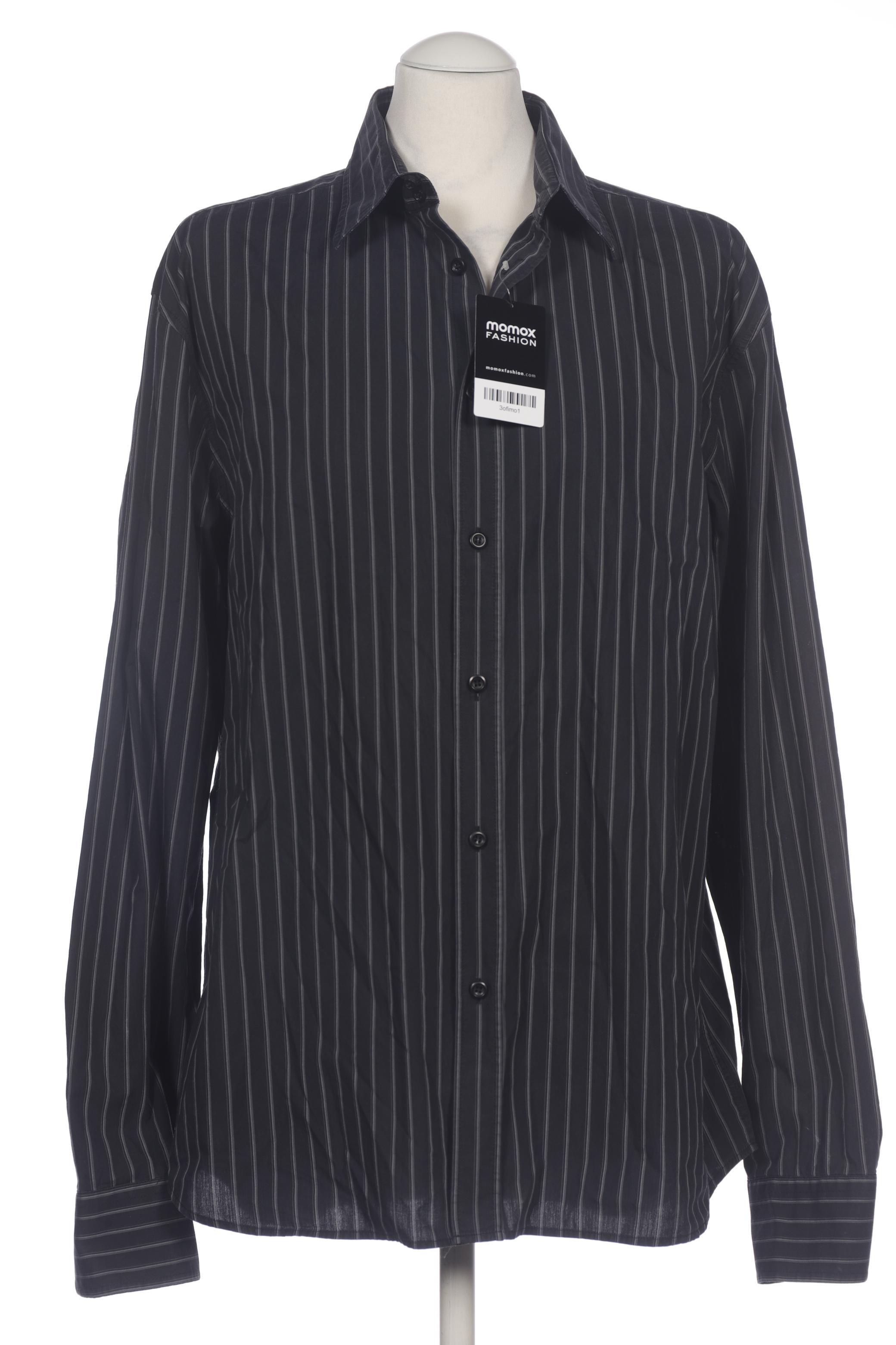 

H&M Herren Hemd, schwarz, Gr. 54