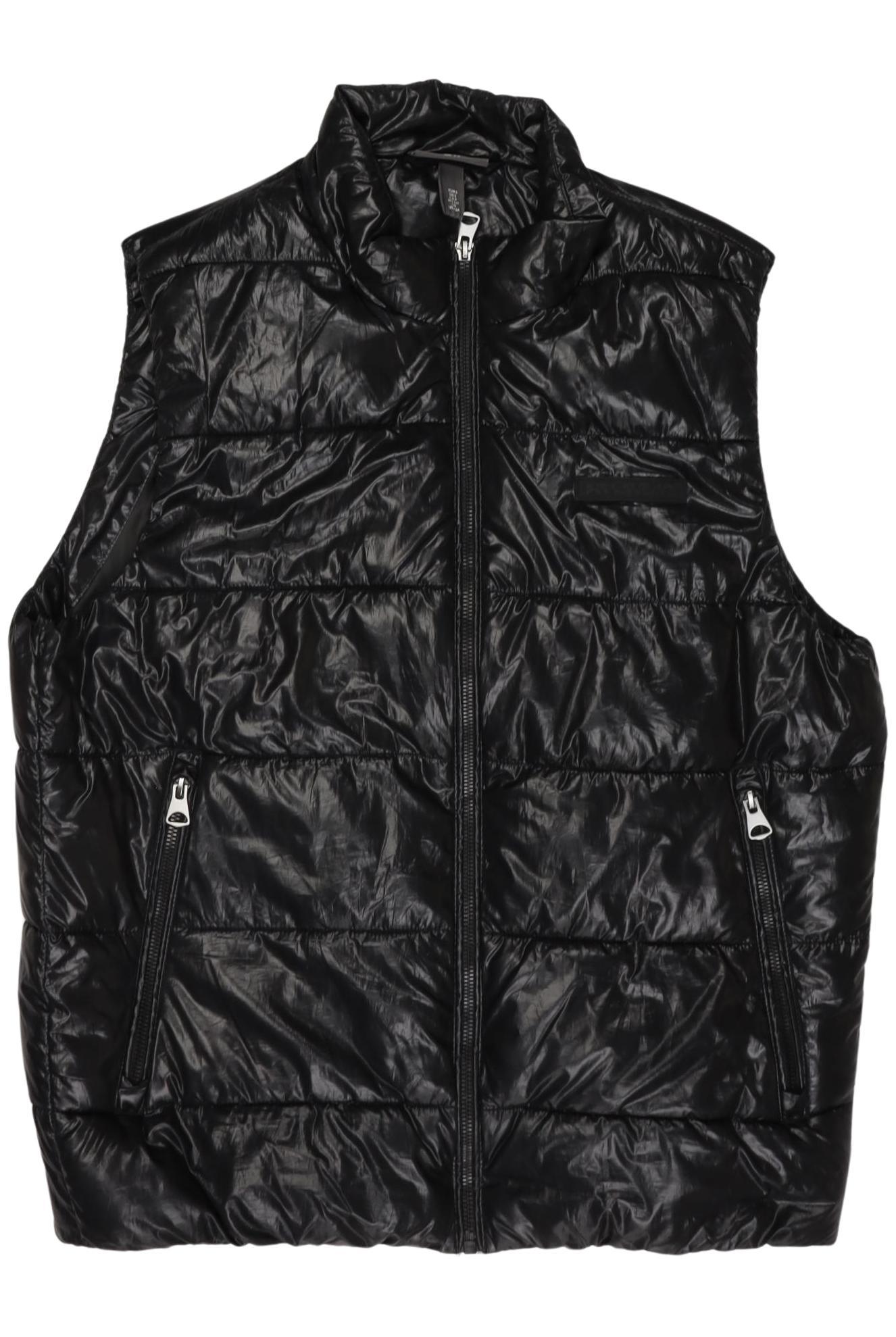 

H&M Herren Weste, schwarz, Gr. 46