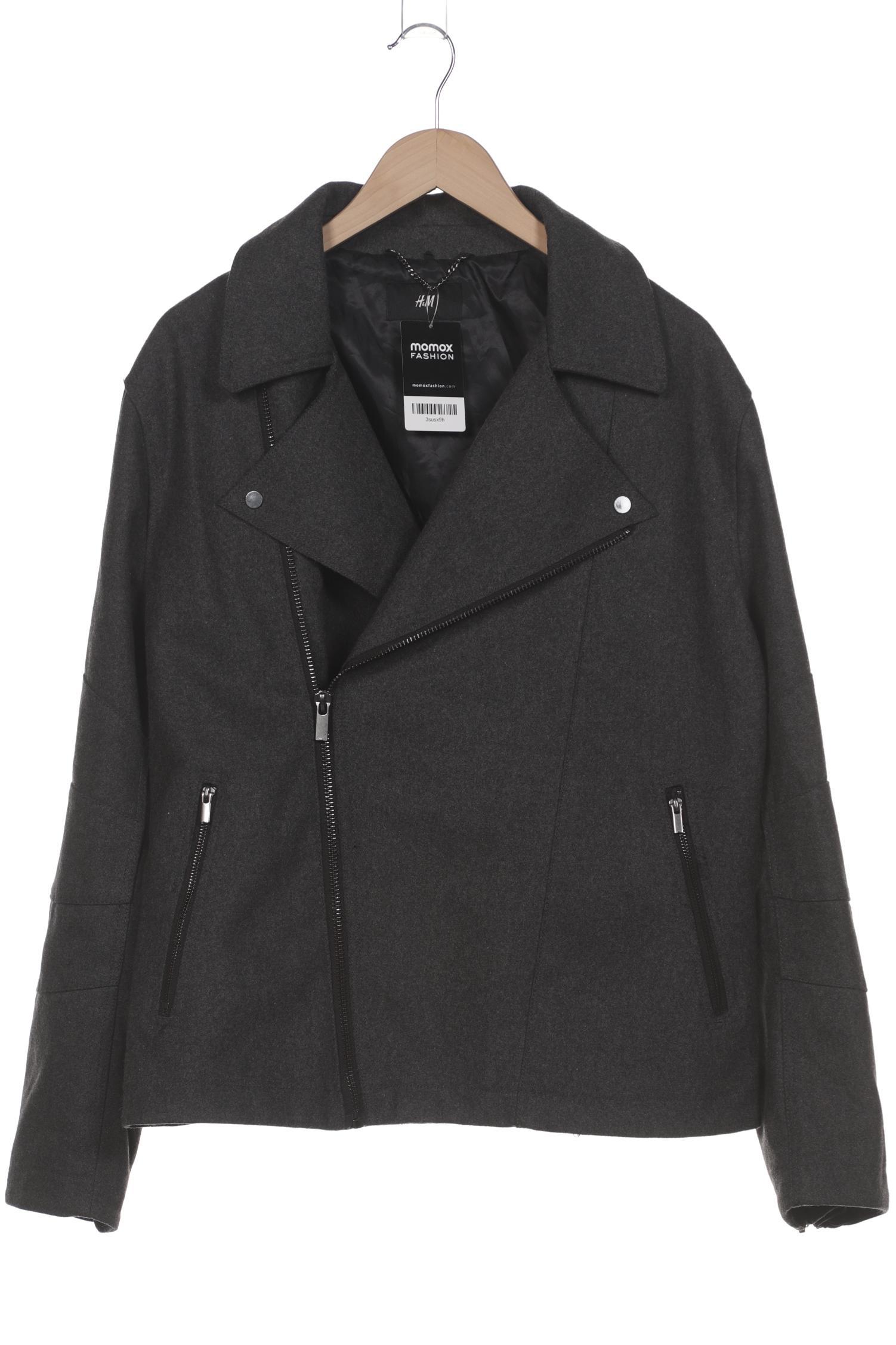

H&M Herren Jacke, grau, Gr. 56